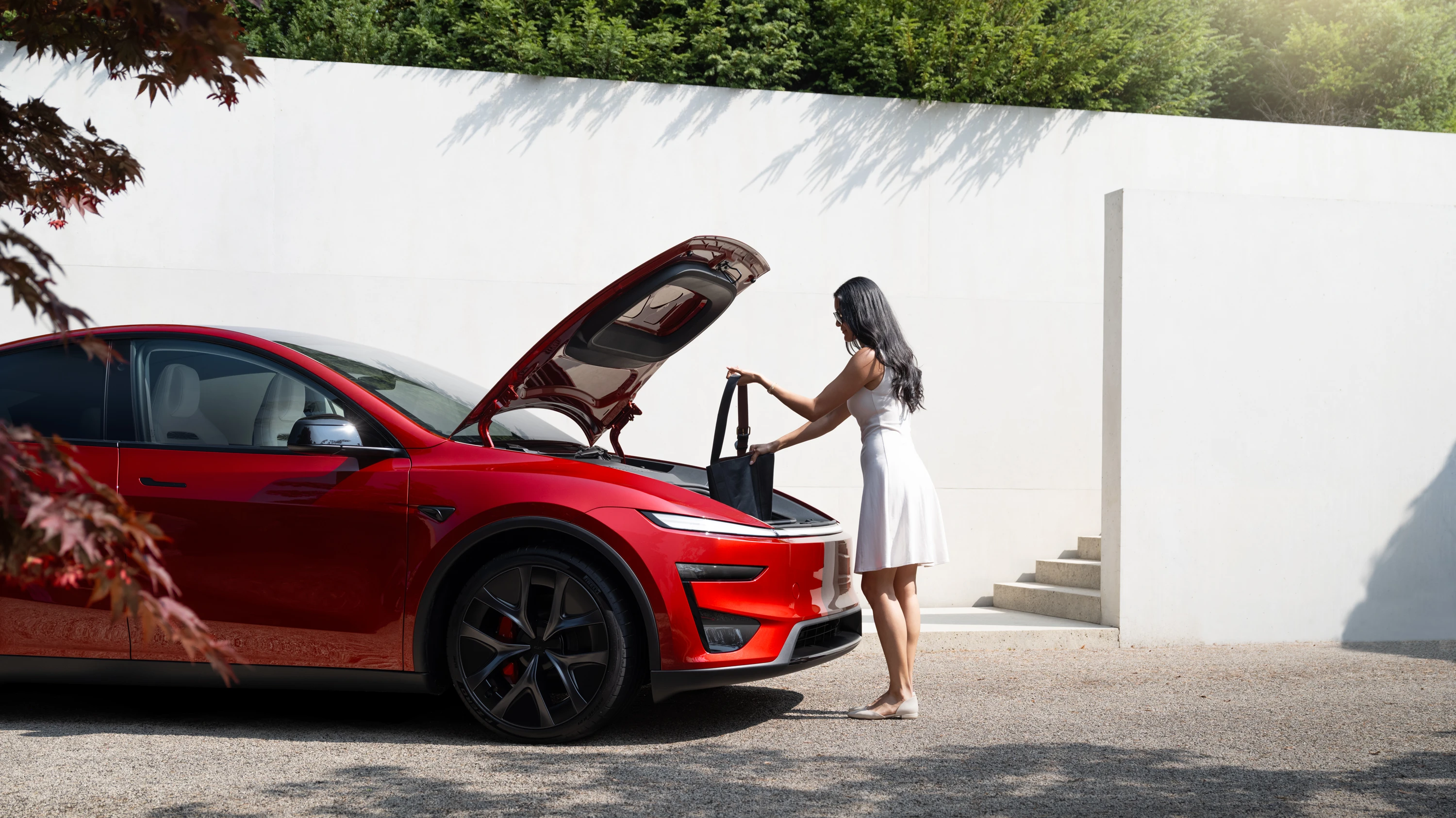 Tesla Model Y Performance frunk view