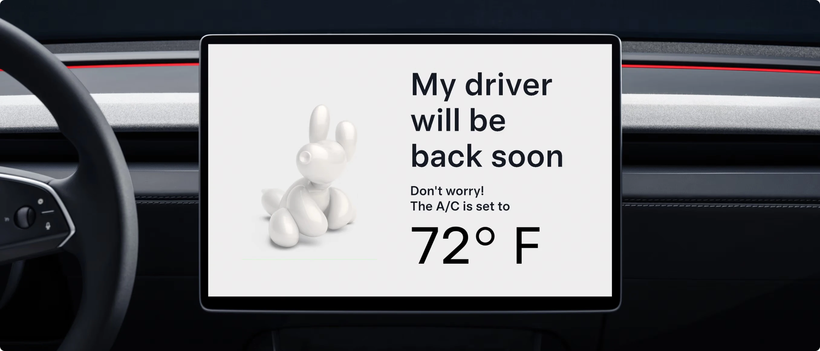 Tesla Model Y Premium RWD screens view