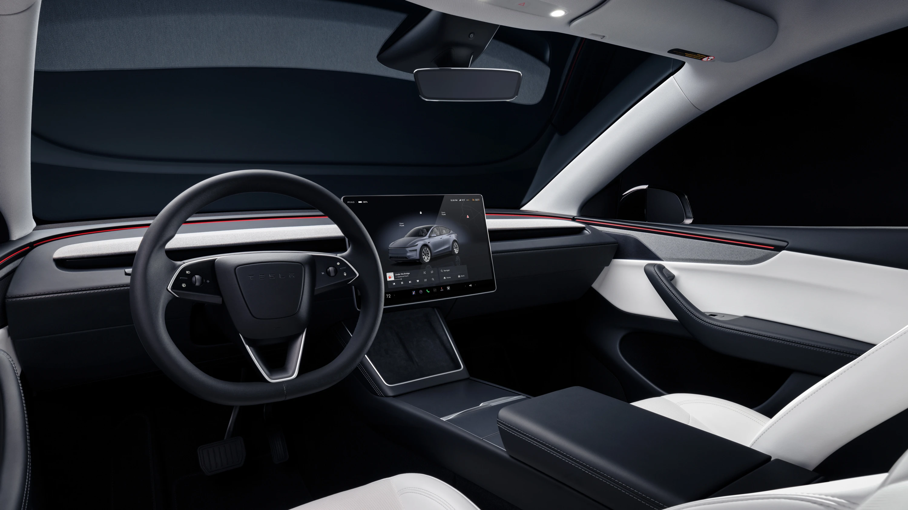 Tesla Model Y RWD interior view