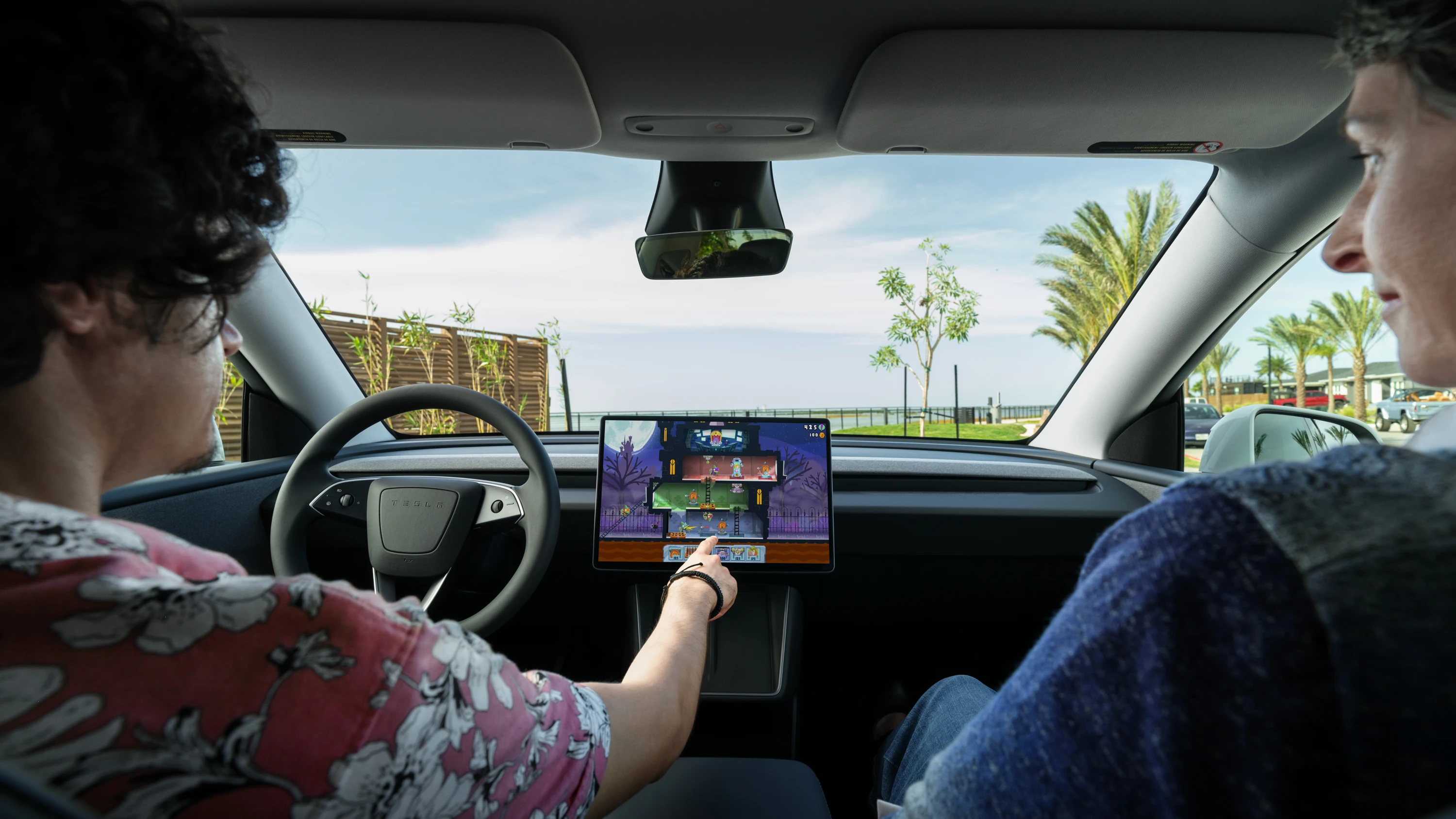 Tesla Model Y Standard Long Range RWD interior view