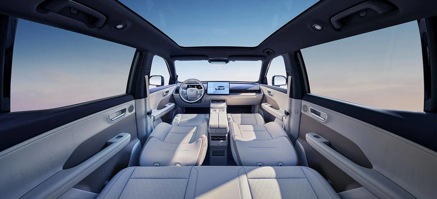 Toyota bZ3X 520 Pro+ interior view