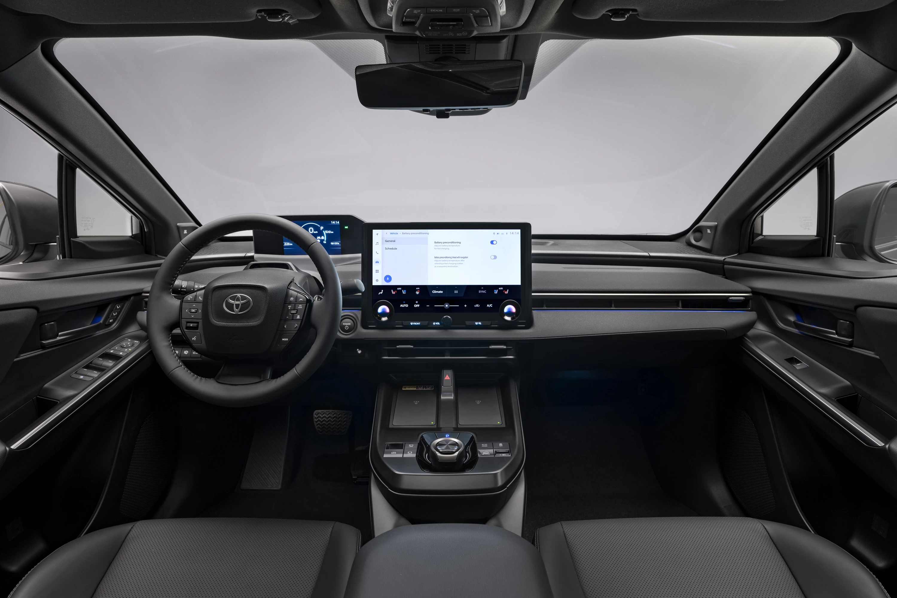 Toyota bZ4x AWD interior view