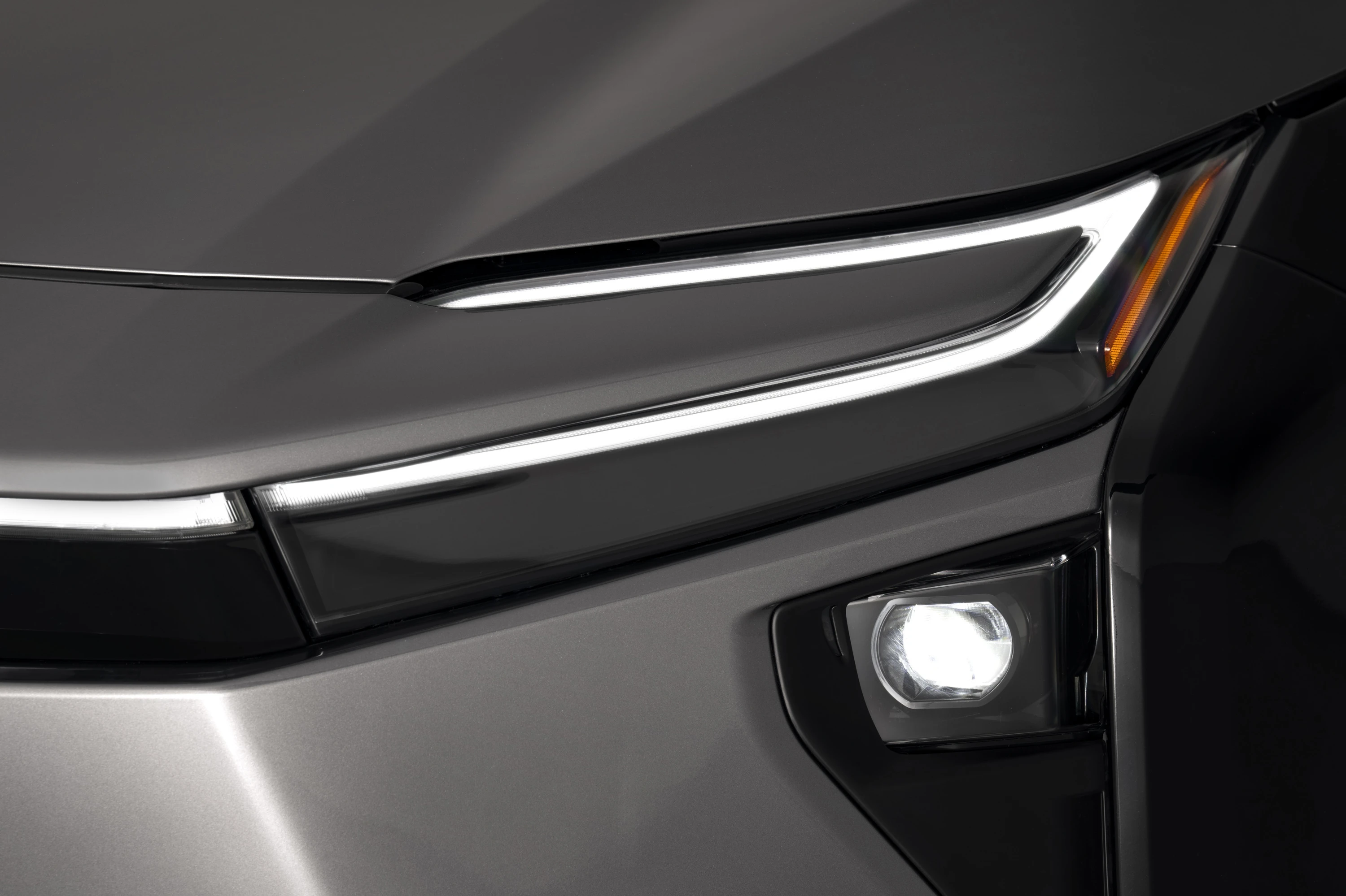 Toyota bZ4x AWD headlights view