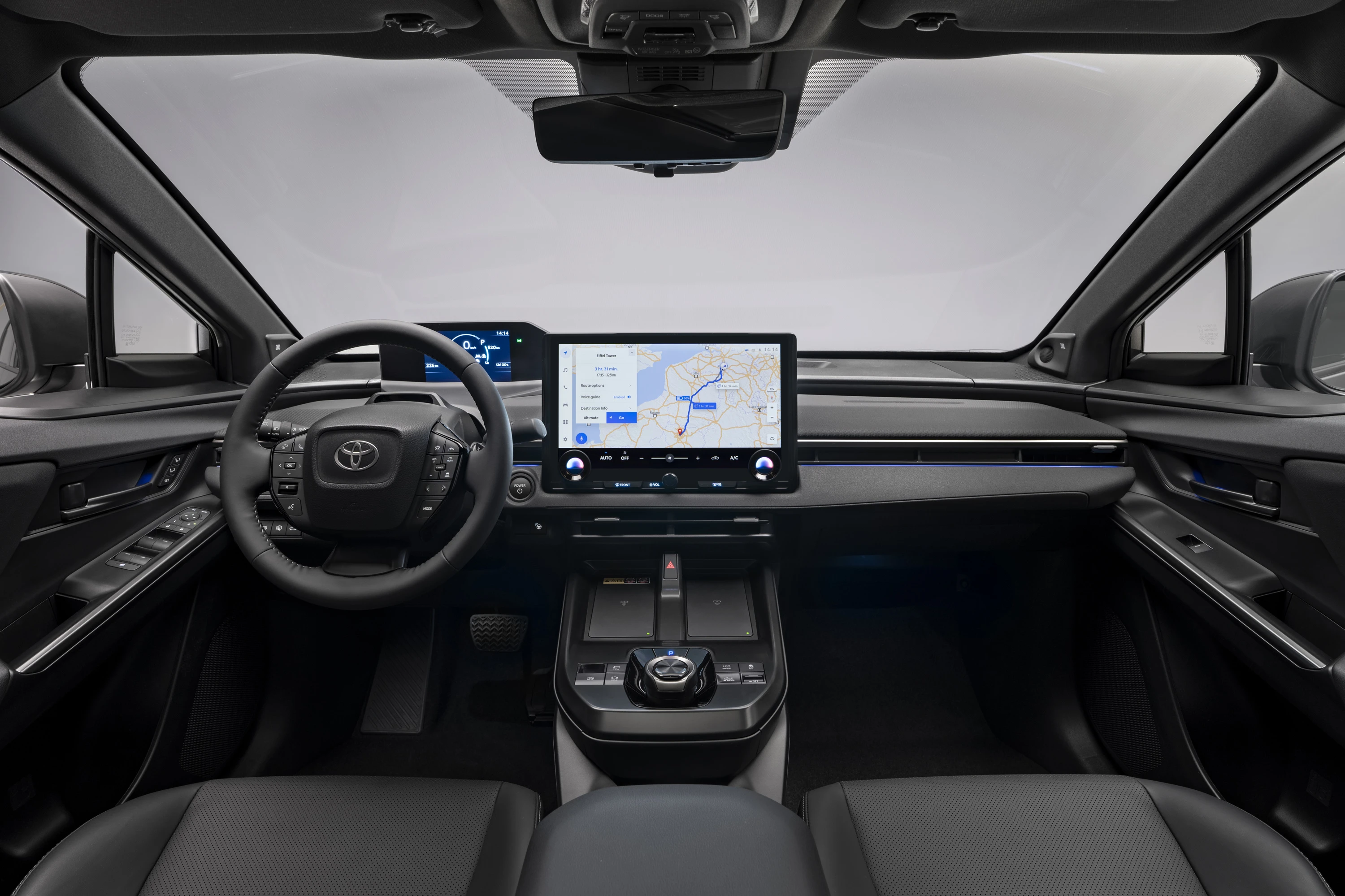 Toyota bZ4x AWD interior view