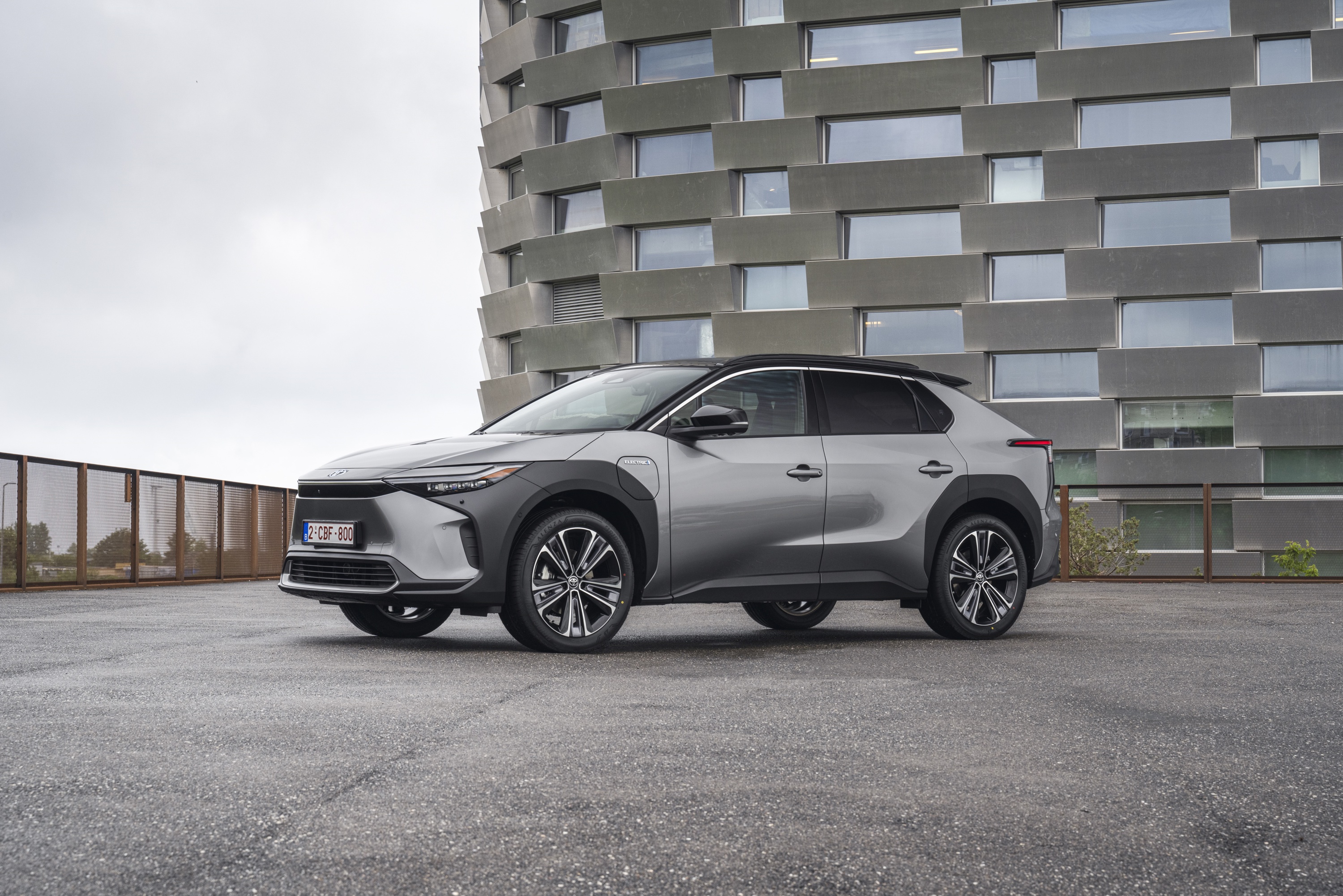 Toyota bZ4X AWD electric vehicle exterior