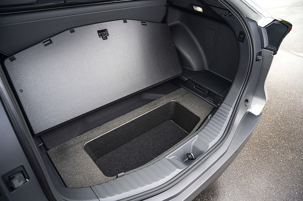 Toyota bZ4X AWD trunk view