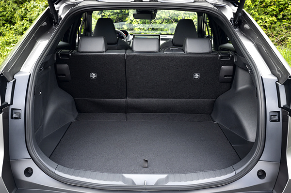 Toyota bZ4X AWD trunk view