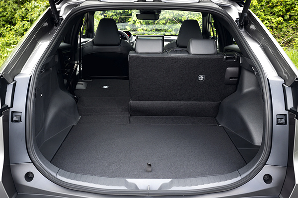 Toyota bZ4X AWD trunk view