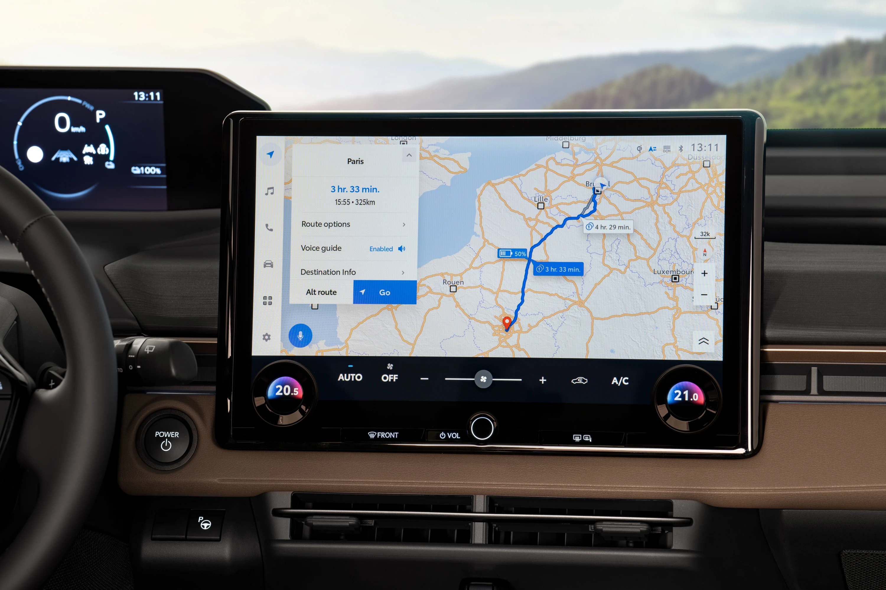 Toyota bZ4X Touring AWD screens view