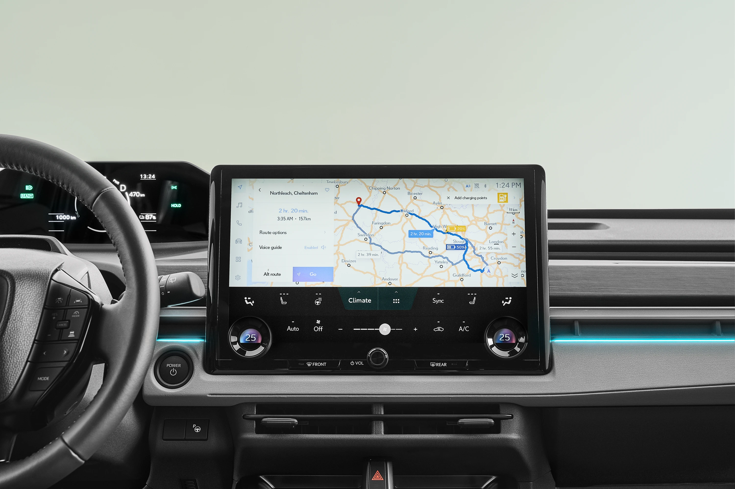 Toyota C-HR+ 77 kWh AWD screens view