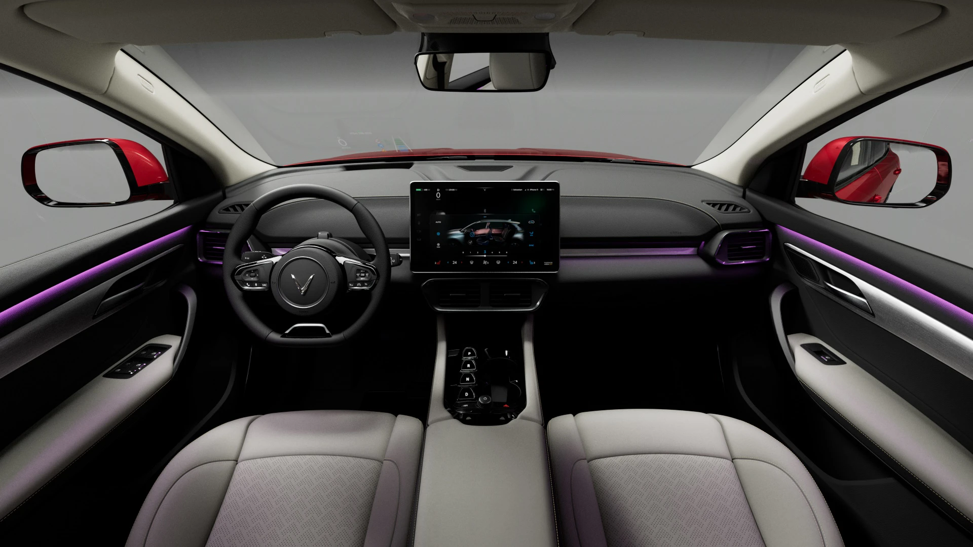 VinFast VF8 Plus interior view