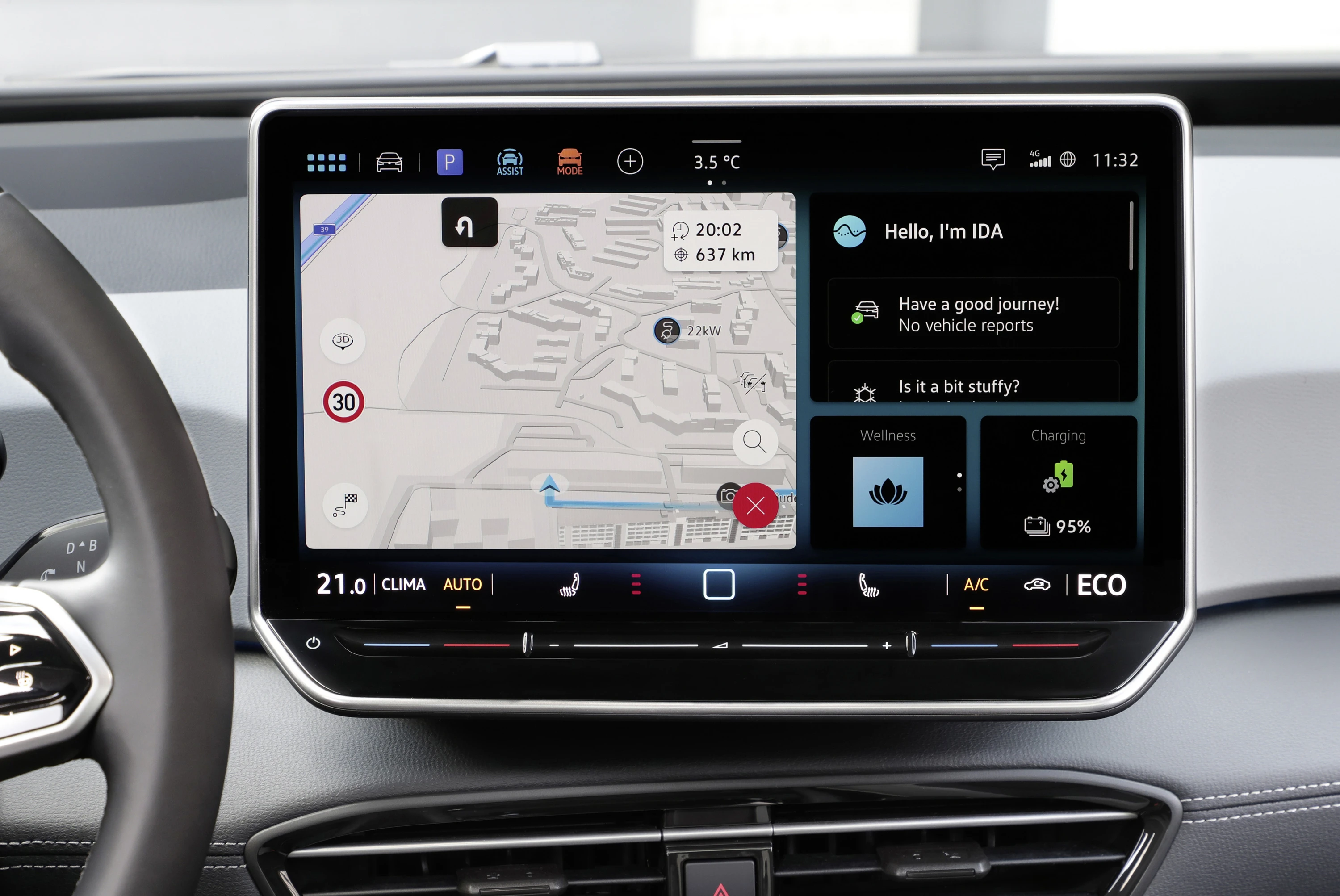 Volkswagen ID.3 Pro S screens view