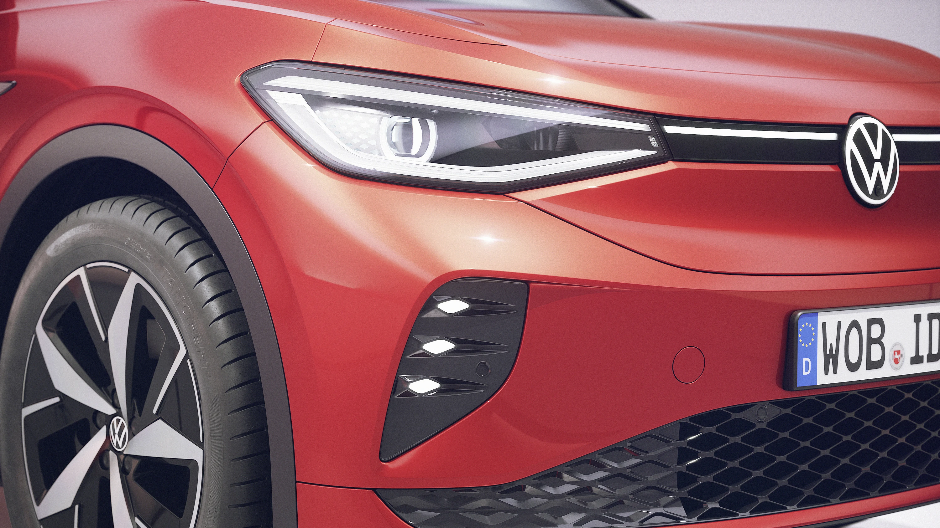 Volkswagen ID.4 GTX 4MOTION headlights view