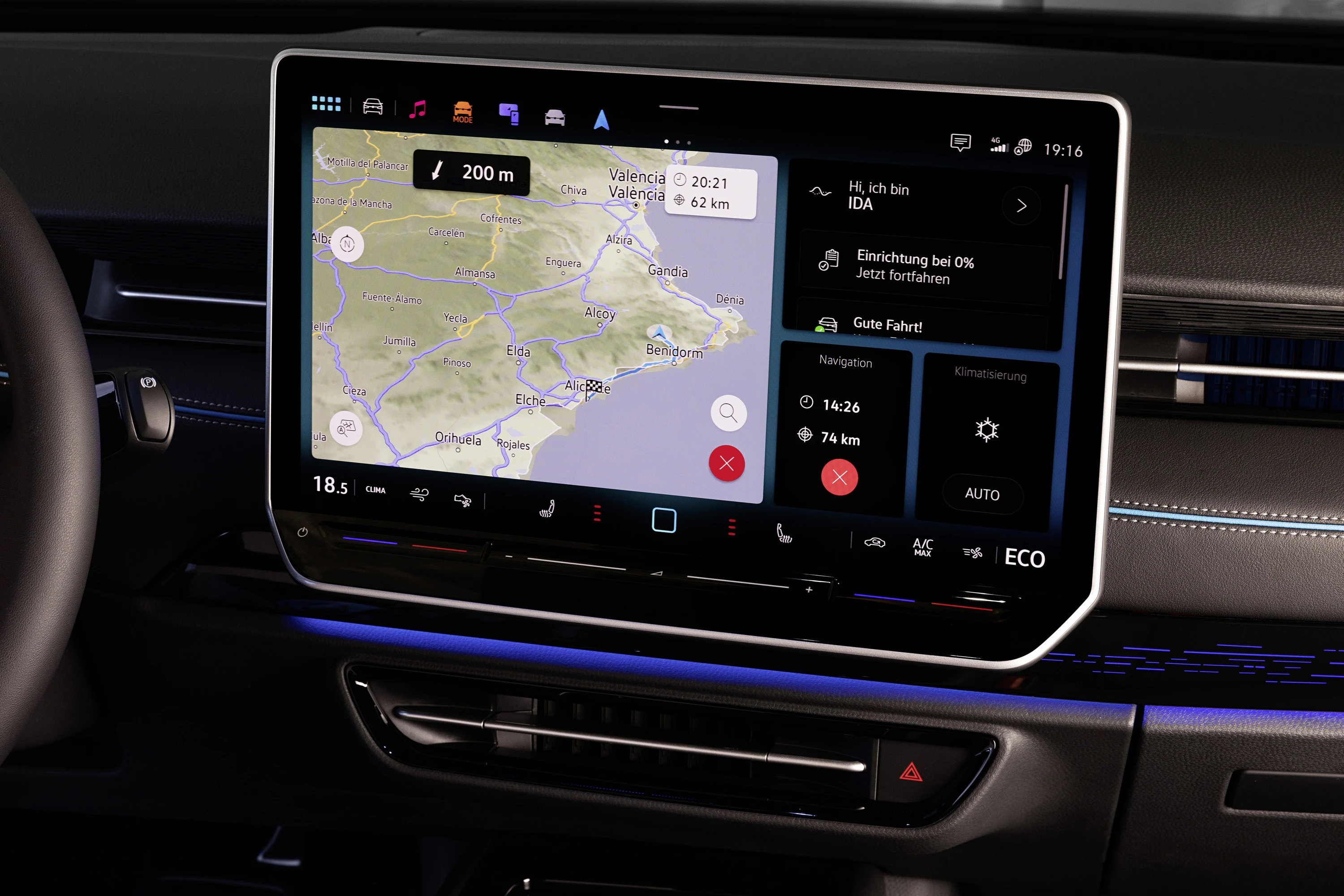 Volkswagen ID.7 Pro S screens view