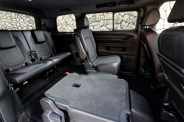 Volkswagen ID. Buzz GTX LWB secondrowseats view