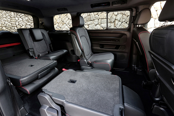 Volkswagen ID. Buzz GTX LWB secondrowseats view