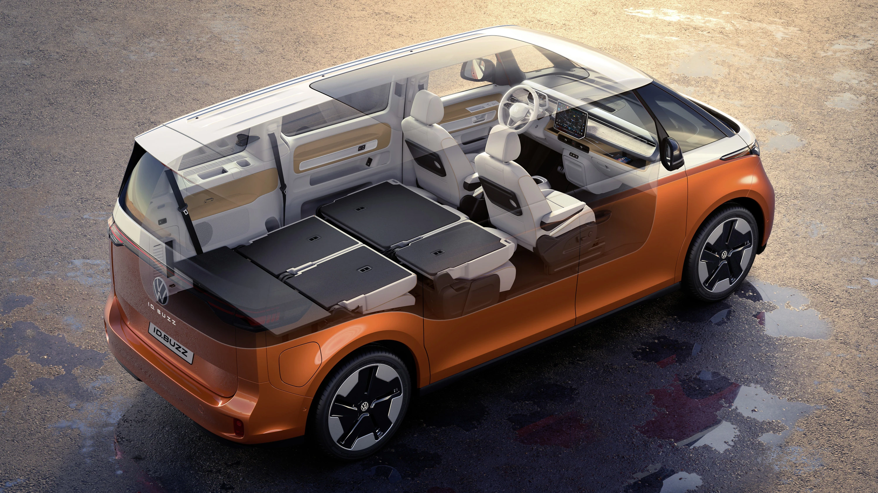 Volkswagen ID. Buzz LWB Pro 86 kWh trunk view