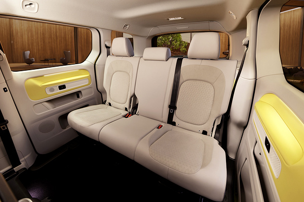 Volkswagen ID. Buzz Pro secondrowseats view
