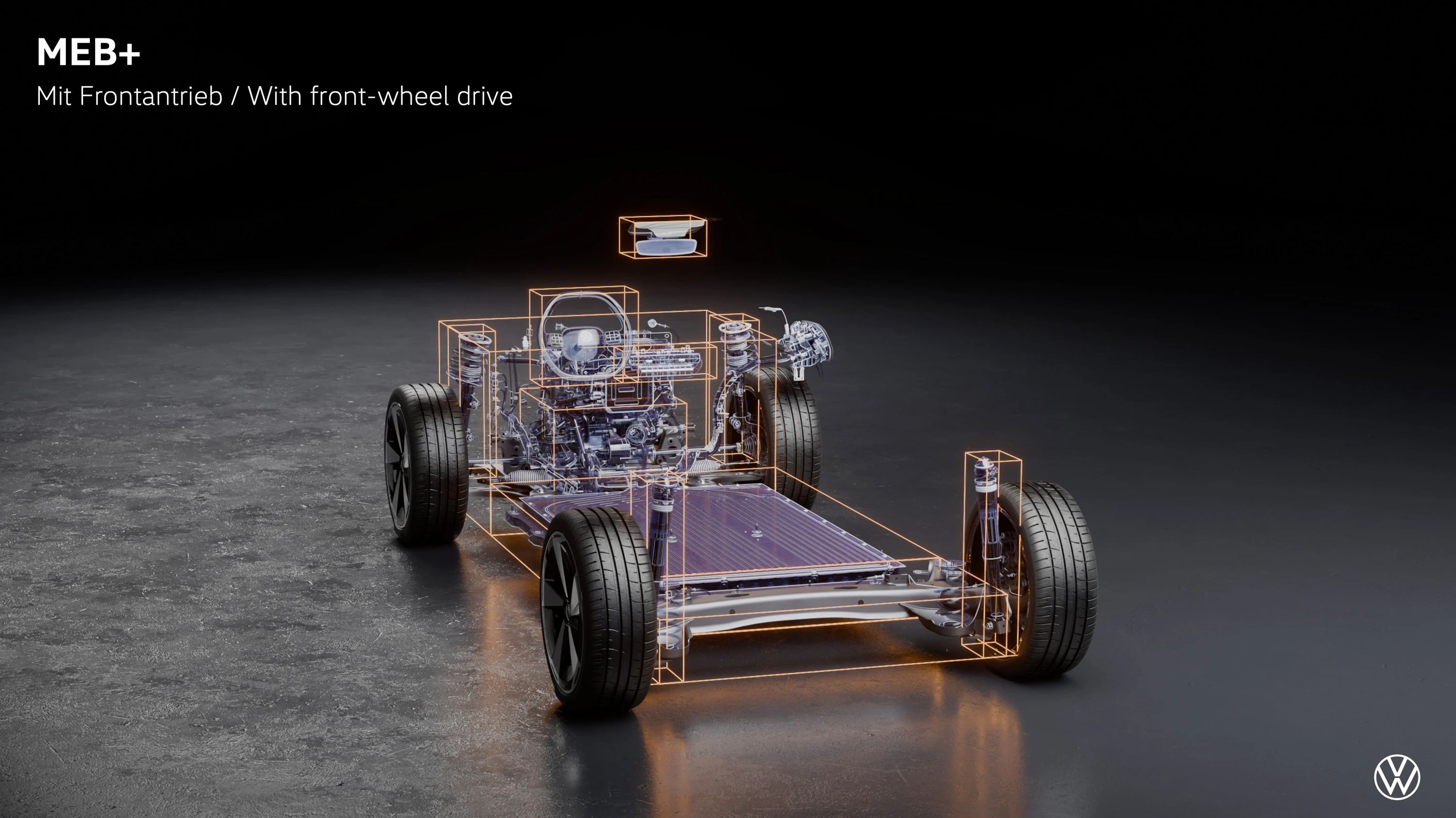 Volkswagen ID. Cross 155 kW chassis view