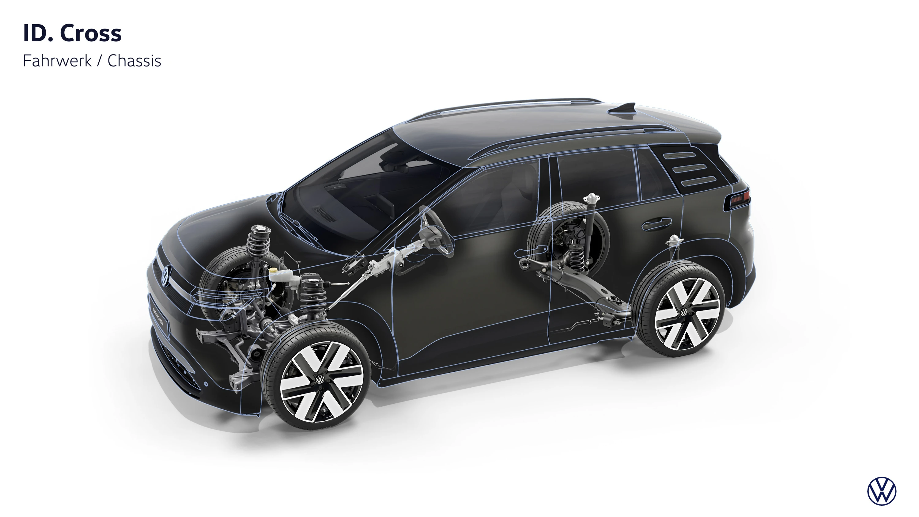 Volkswagen ID. Cross 99 kW chassis view