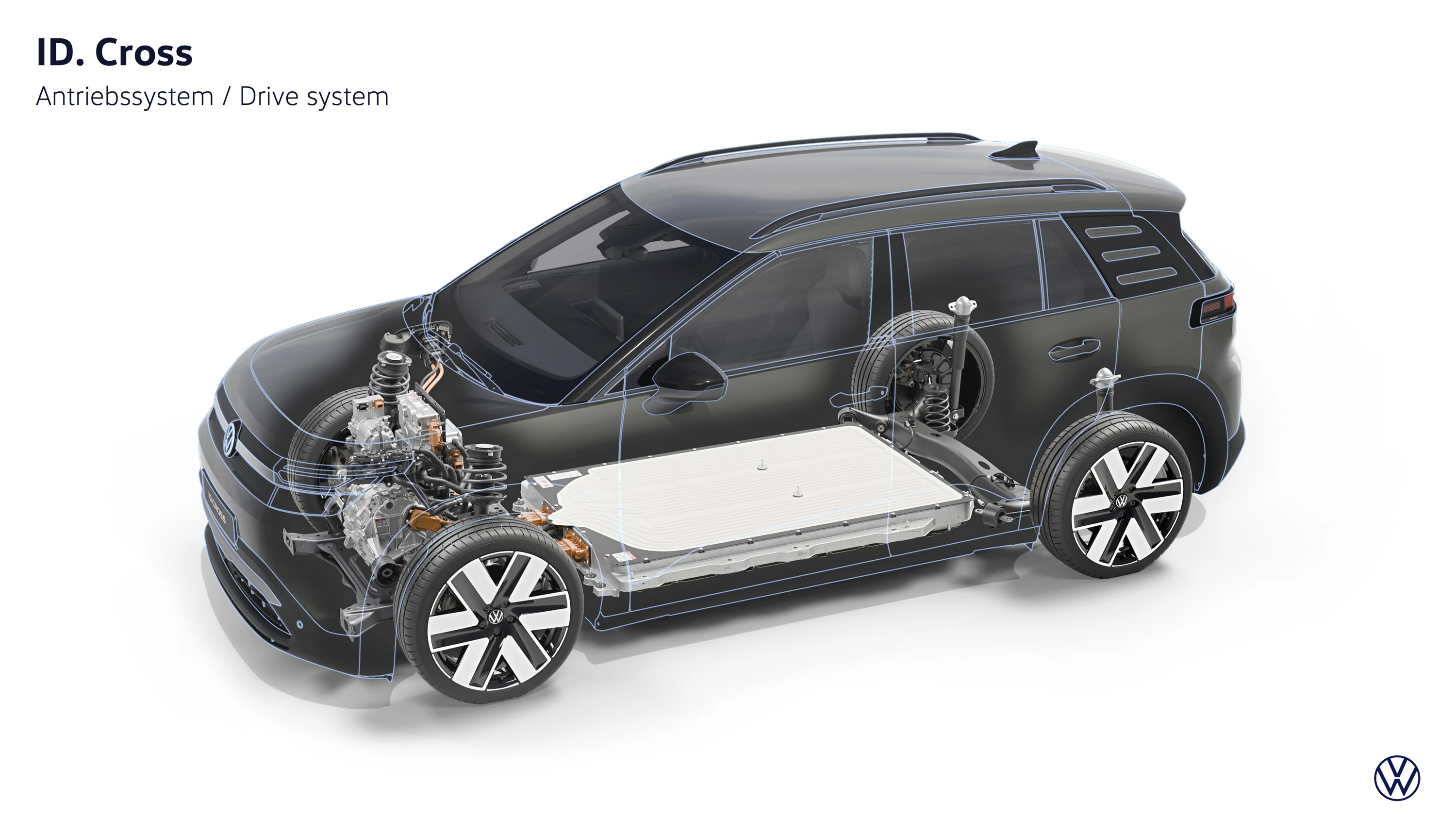 Volkswagen ID. Cross 99 kW chassis view
