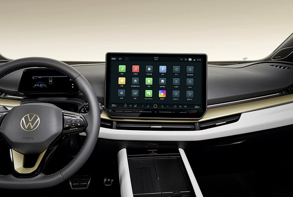 Volkswagen Id. UNYX screens view