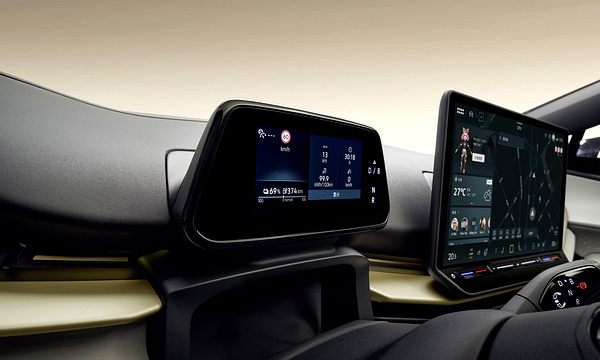 Volkswagen Id. UNYX screens view