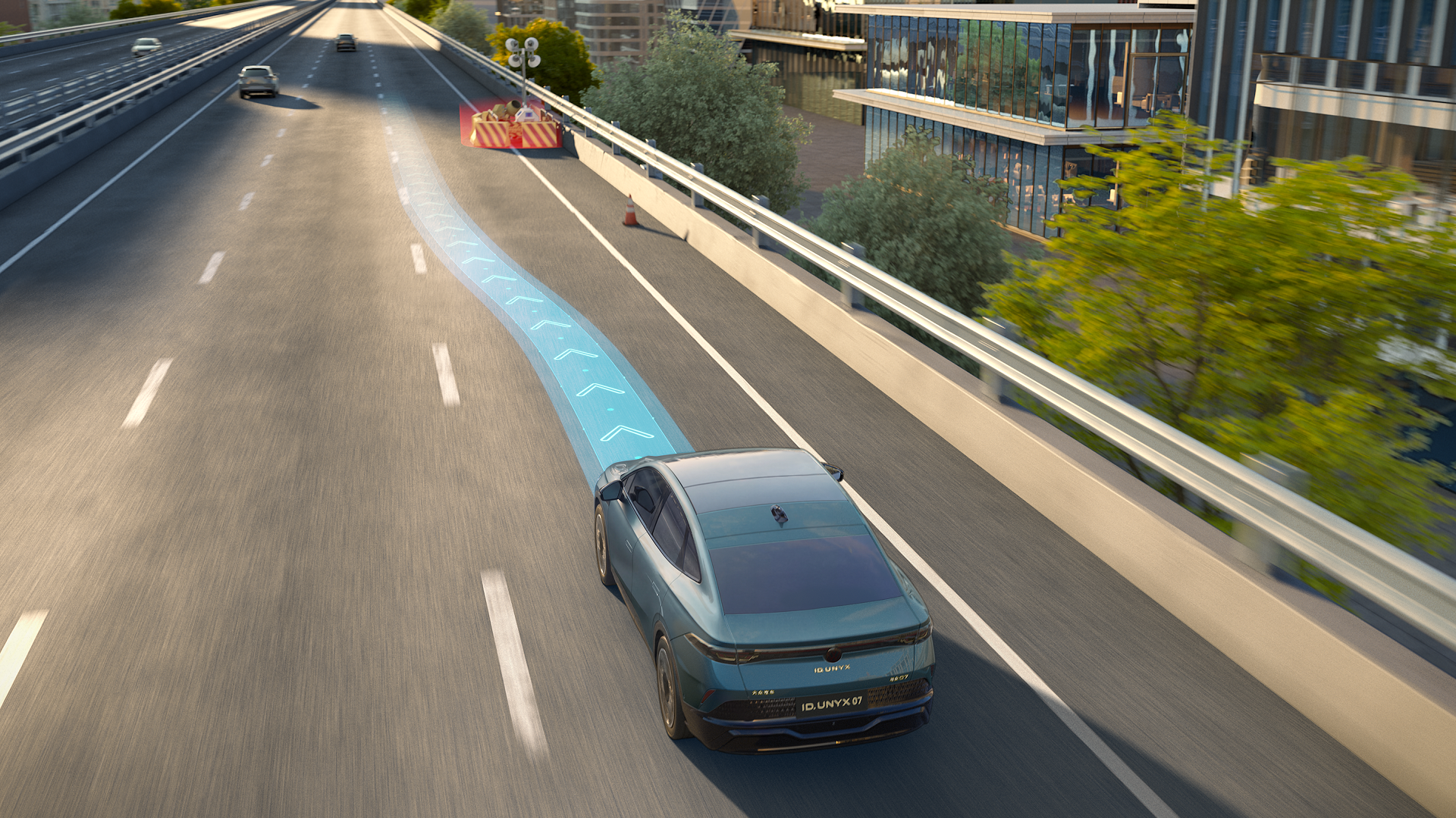 Volkswagen ID. UNYX 07 59.9 kWh RWD technology view