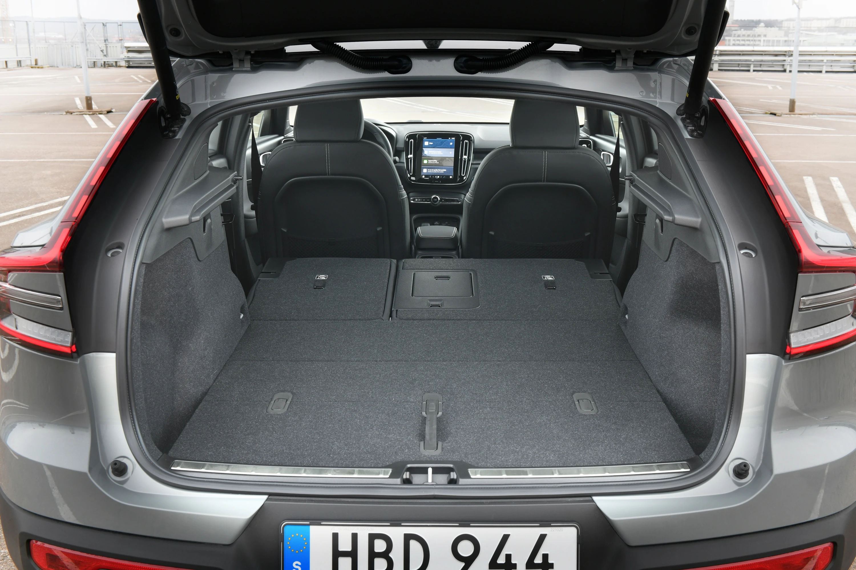 Volvo C40 Recharge Single Motor trunk view