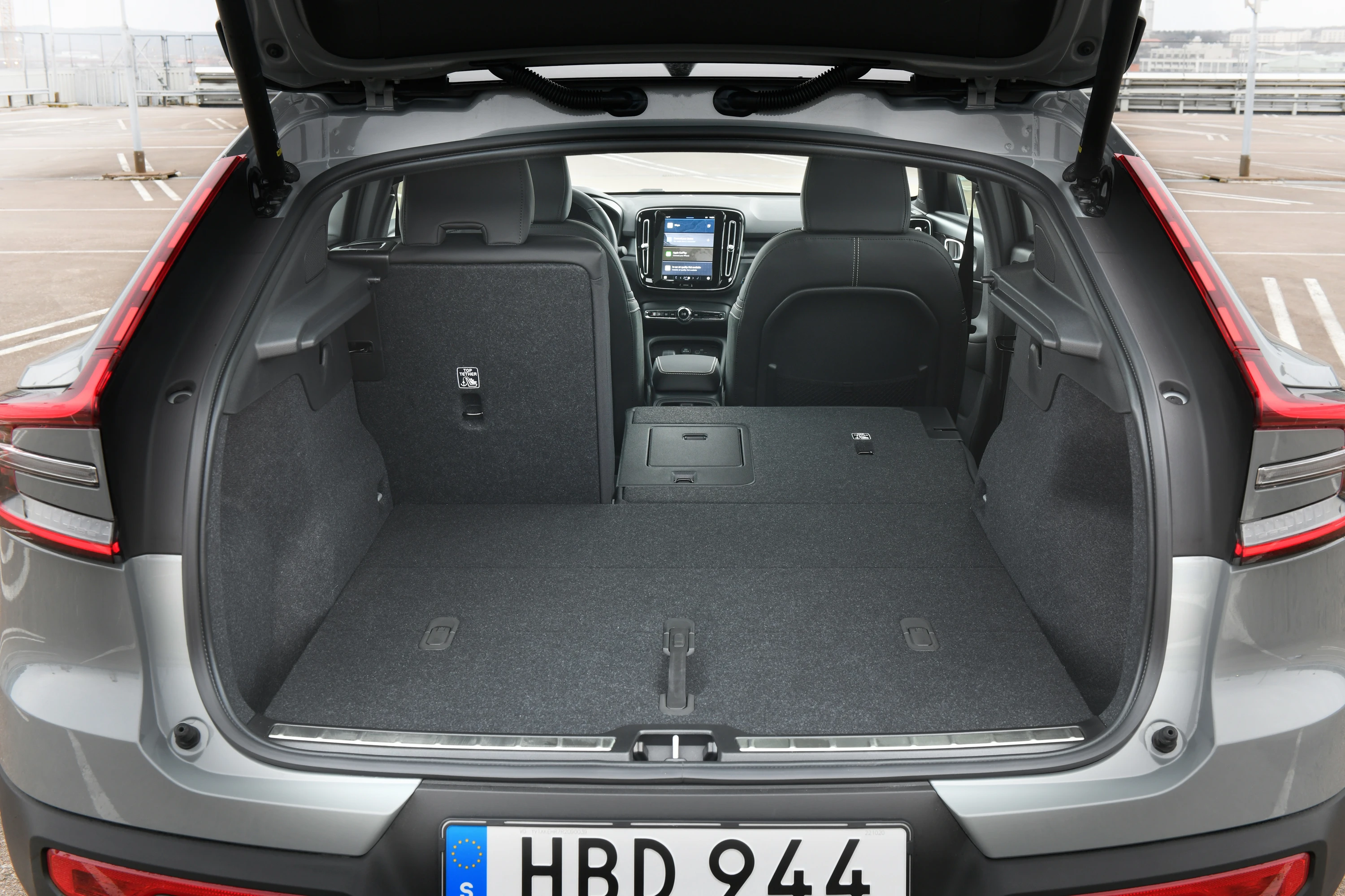 Volvo C40 Recharge Single Motor ER trunk view