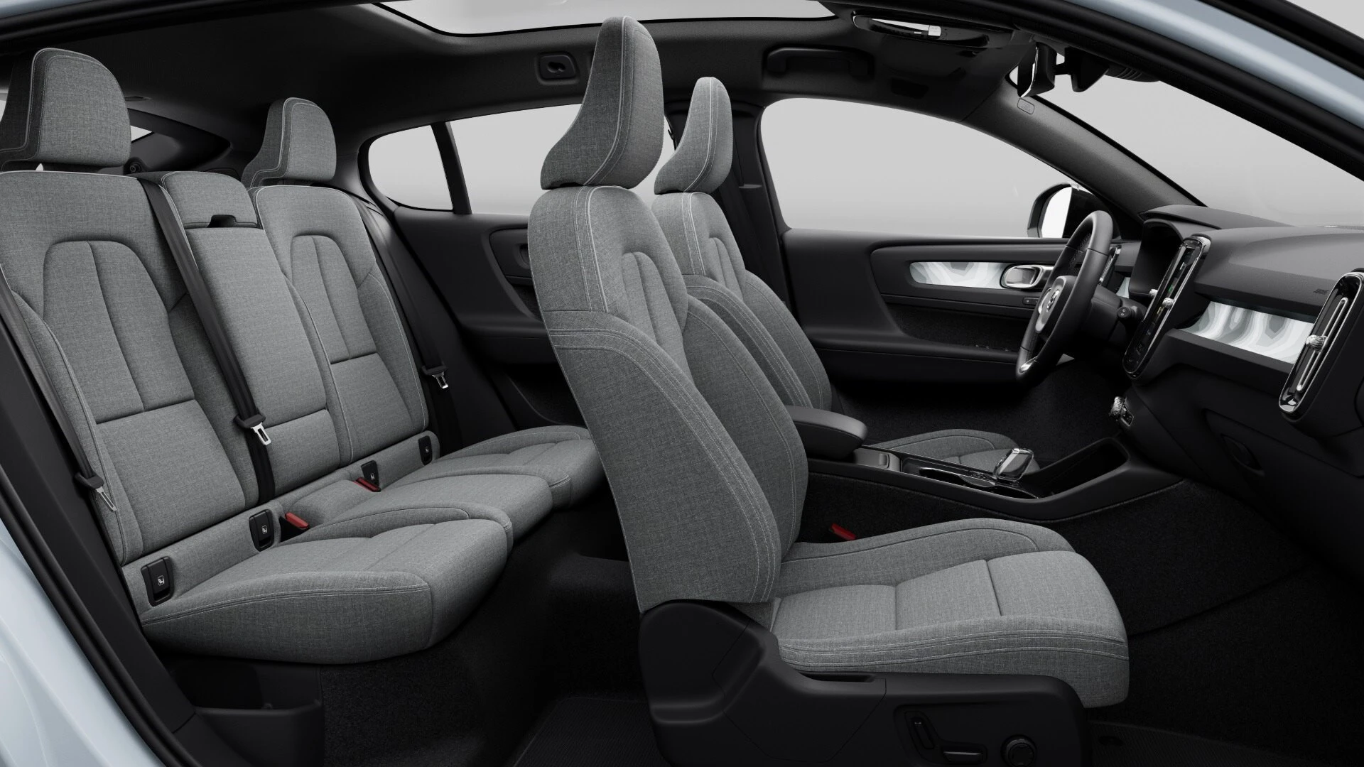 Volvo EX40 Single Motor ER frontseats view