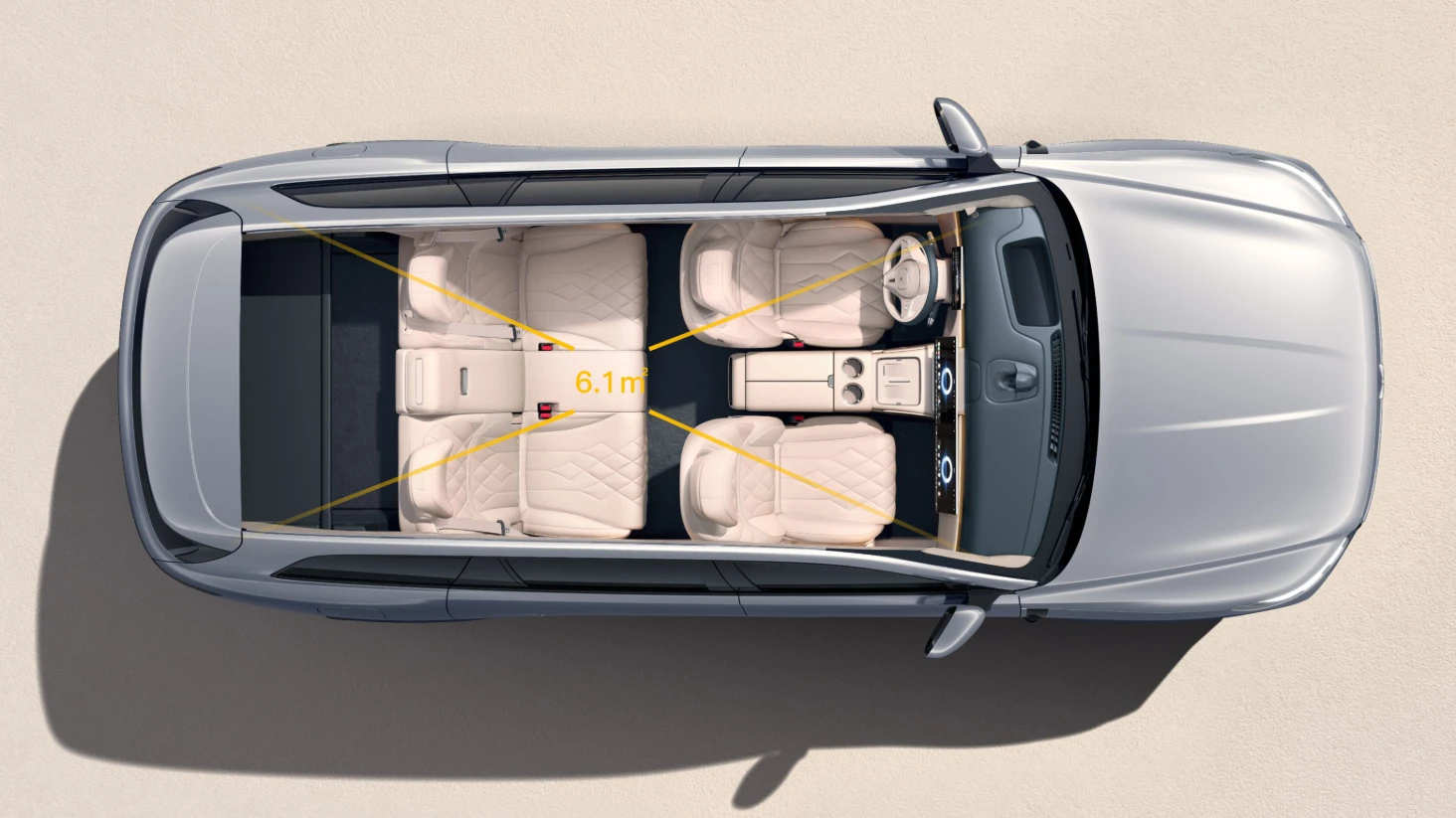 VOYAH Taishan X8 98 kWh interior view