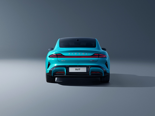 Xiaomi SU7 rearlights view