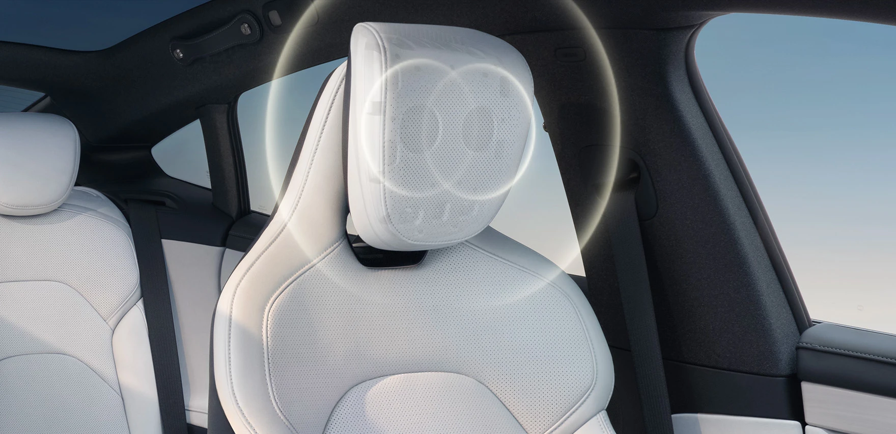Xiaomi SU7 speakers view