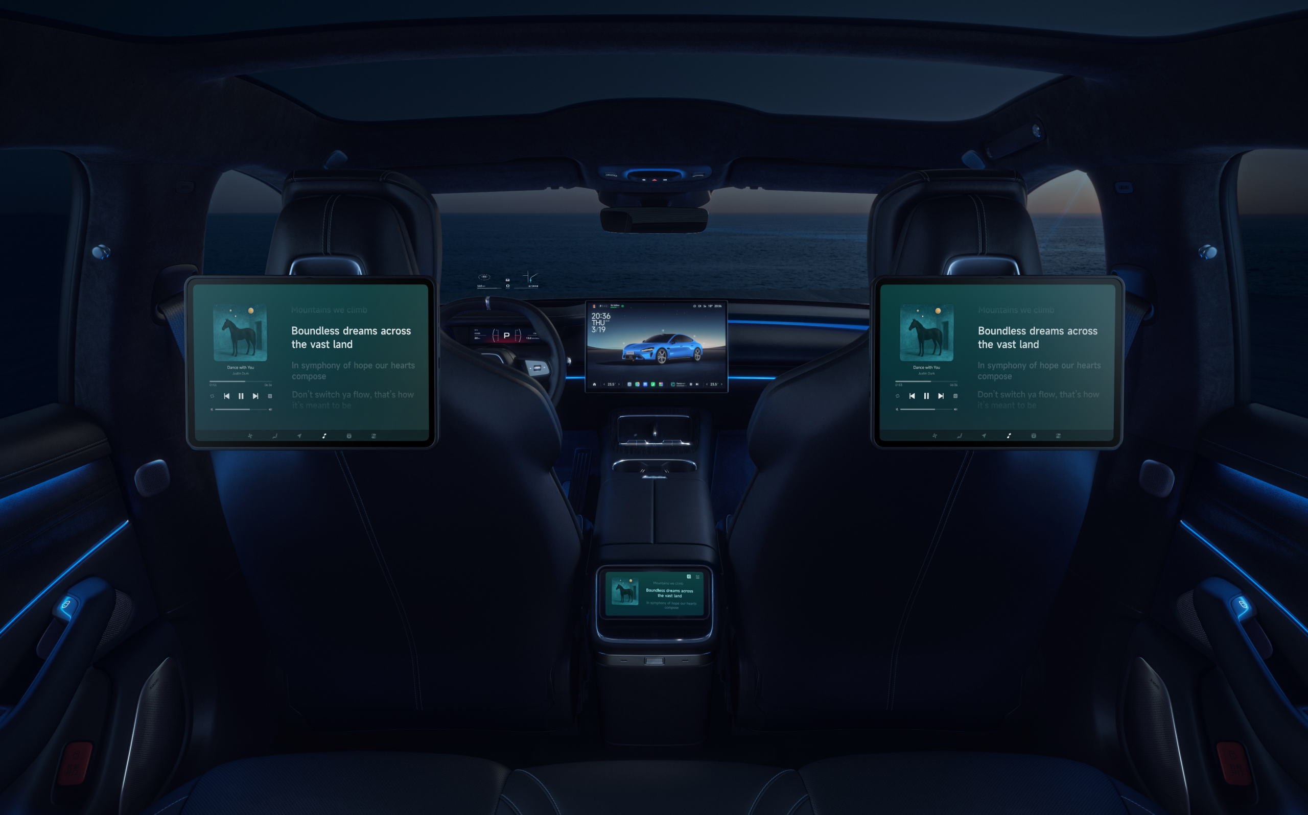 Xiaomi SU7 Pro interior view