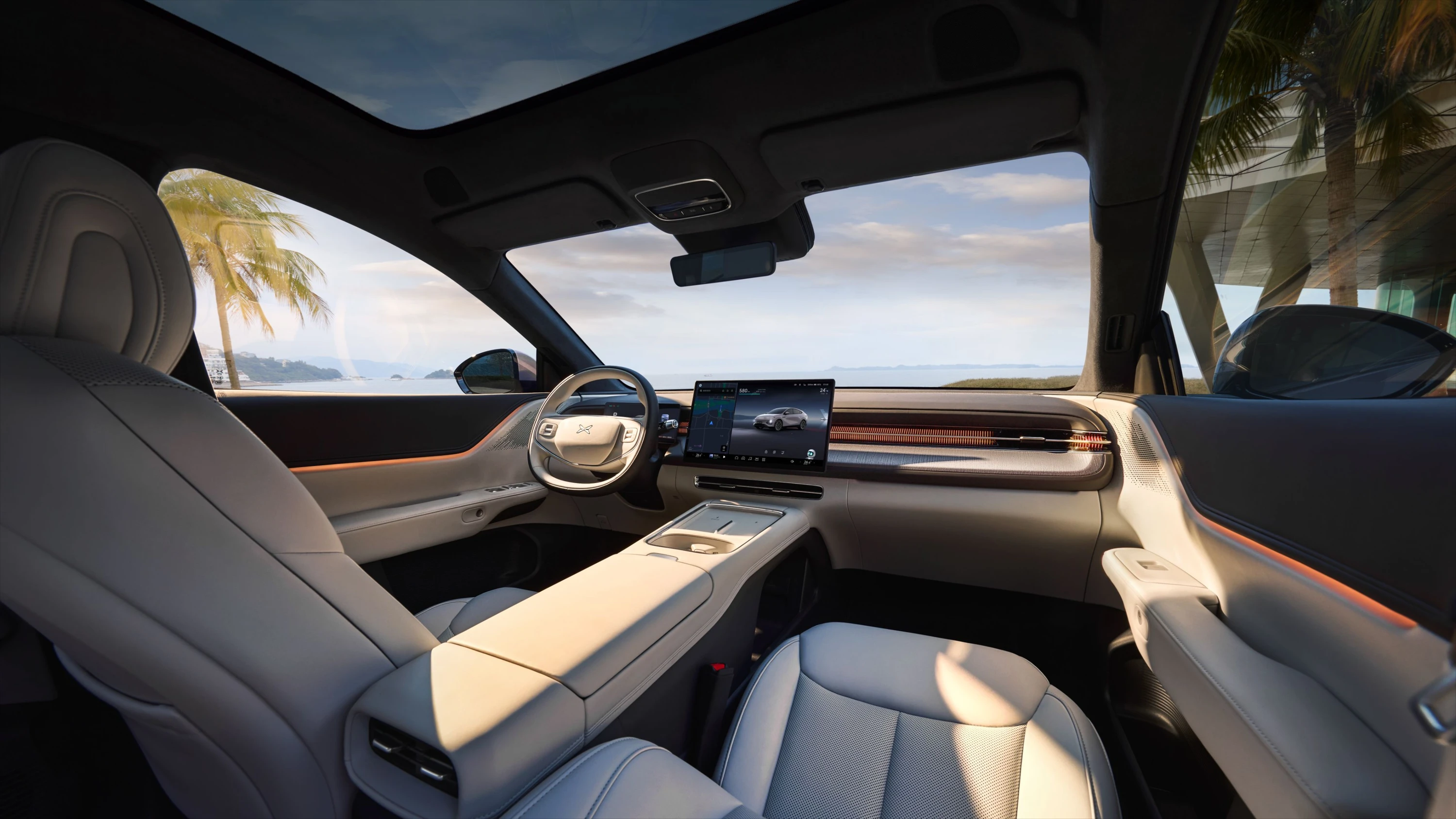 XPENG G6 AWD Performance interior view