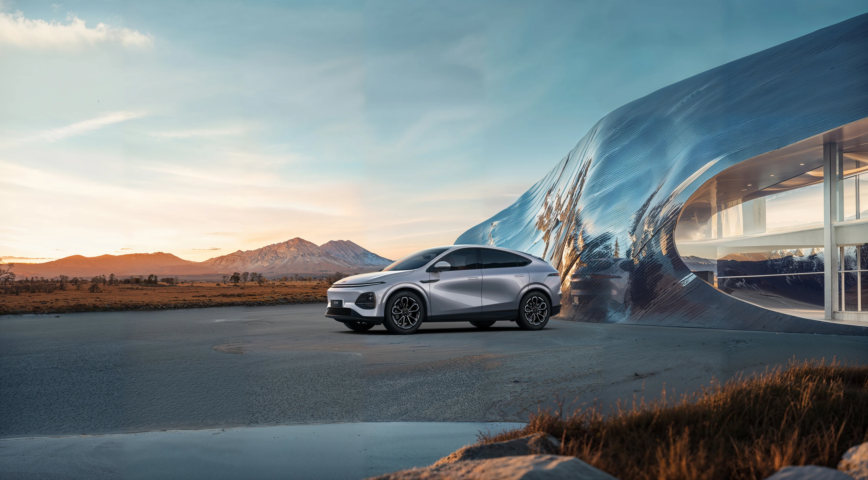 XPENG G6 AWD Performance exterior view
