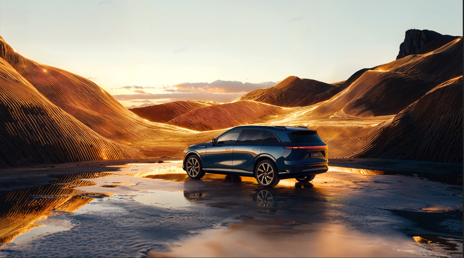 XPENG G9 AWD Performance exterior view