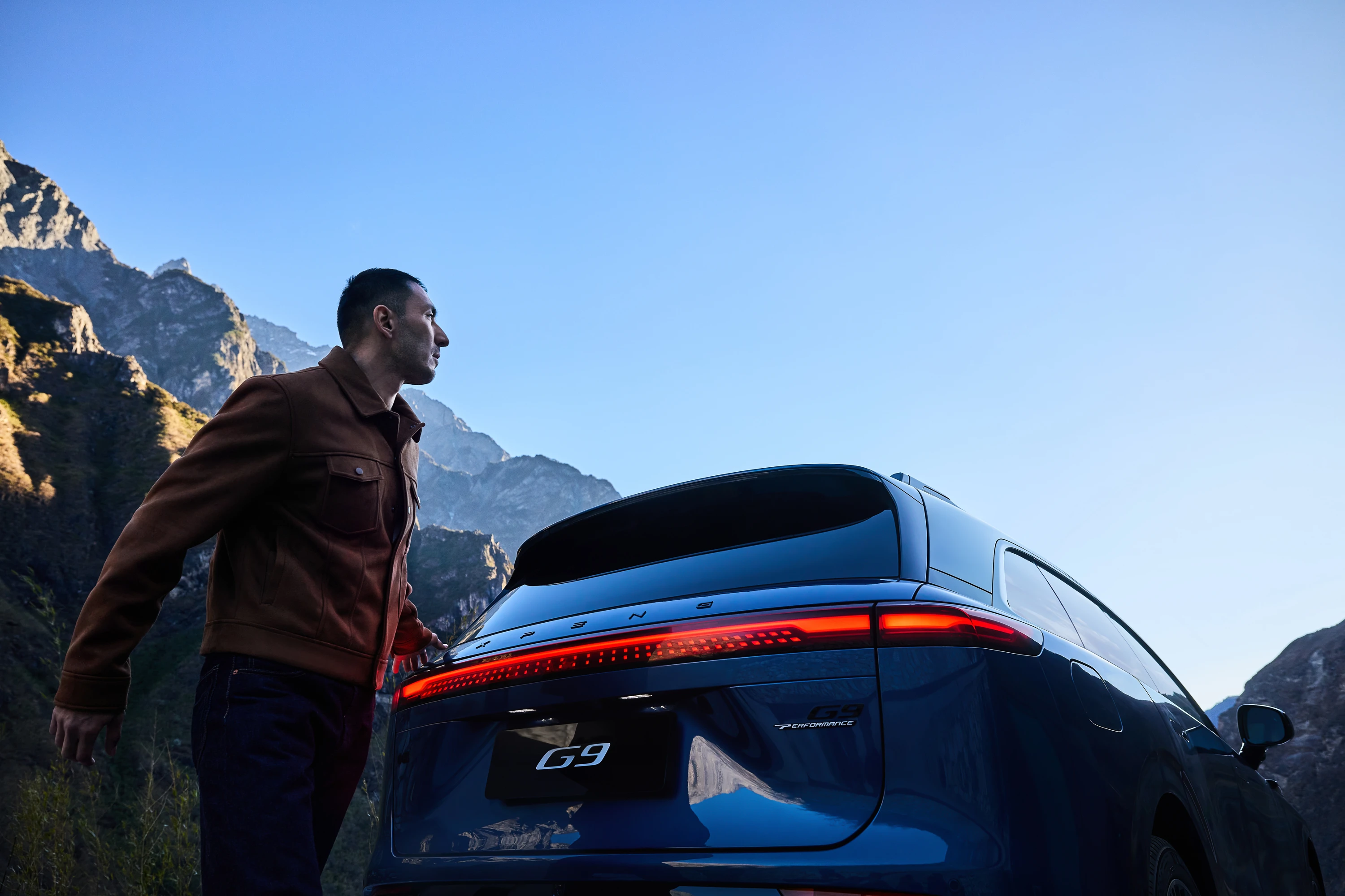 XPENG G9 AWD Performance taillights view