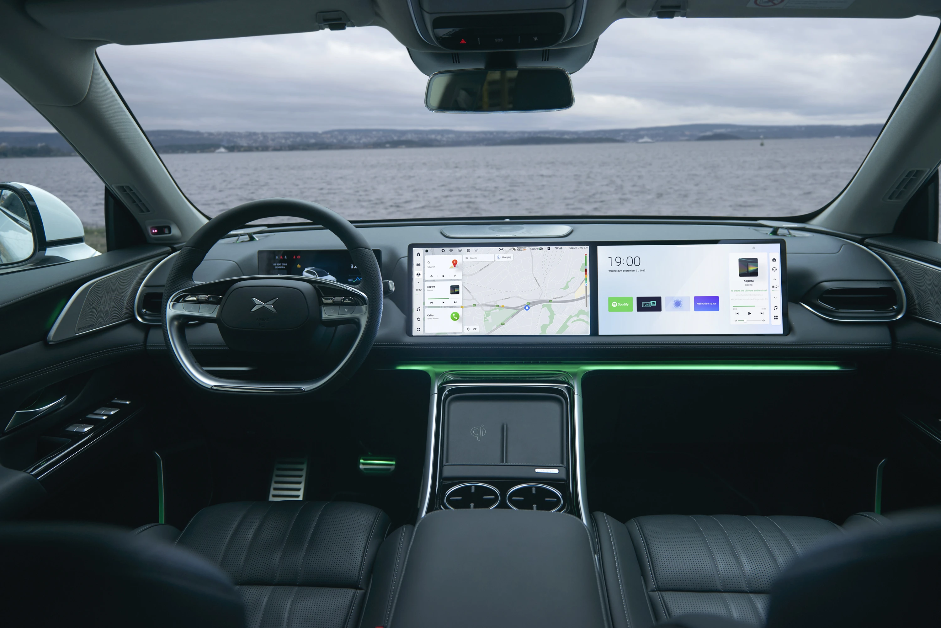 XPENG G9 AWD Performance (GEN1) screens view