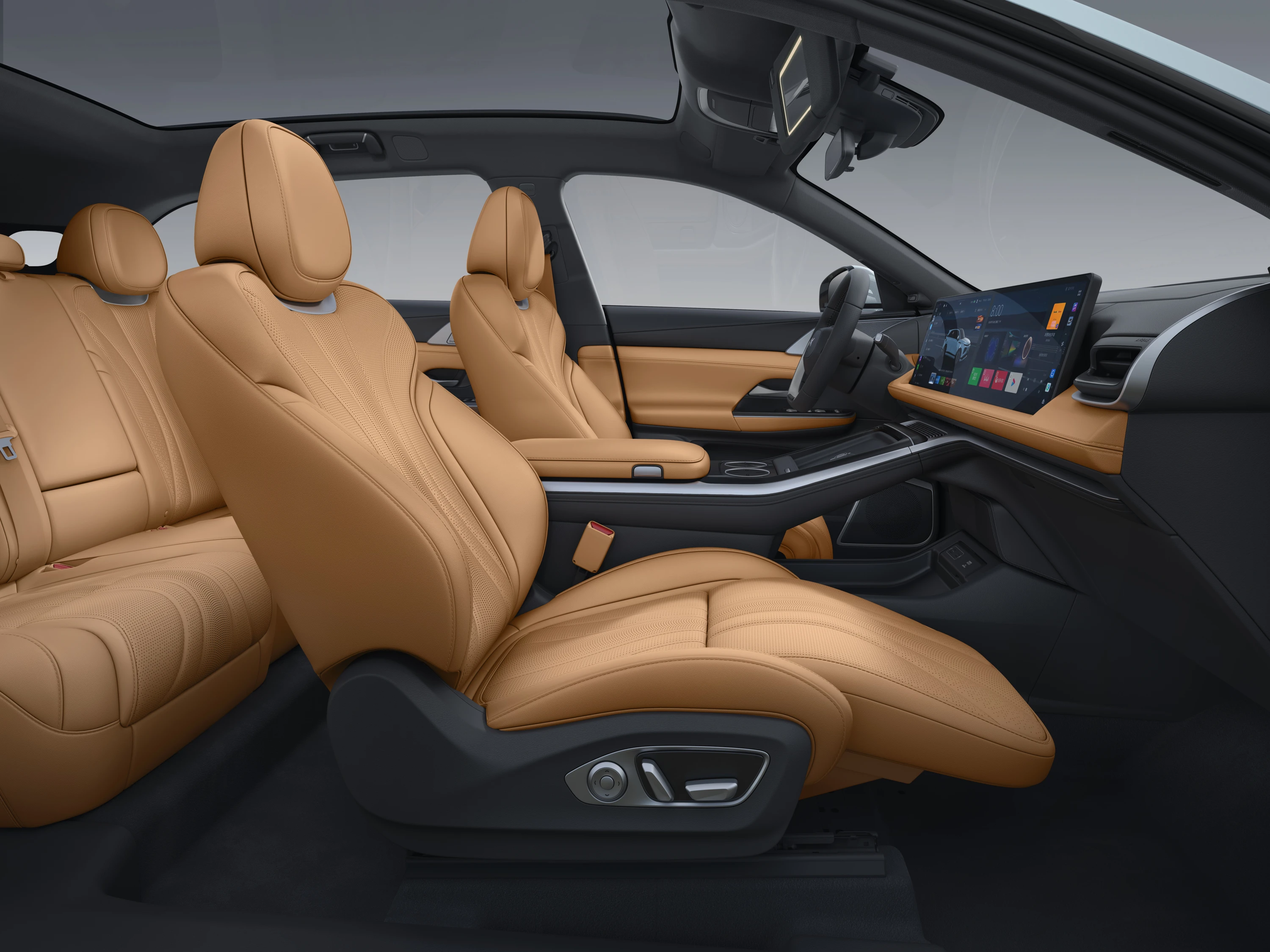 XPENG G9 AWD Performance (GEN1) frontseats view