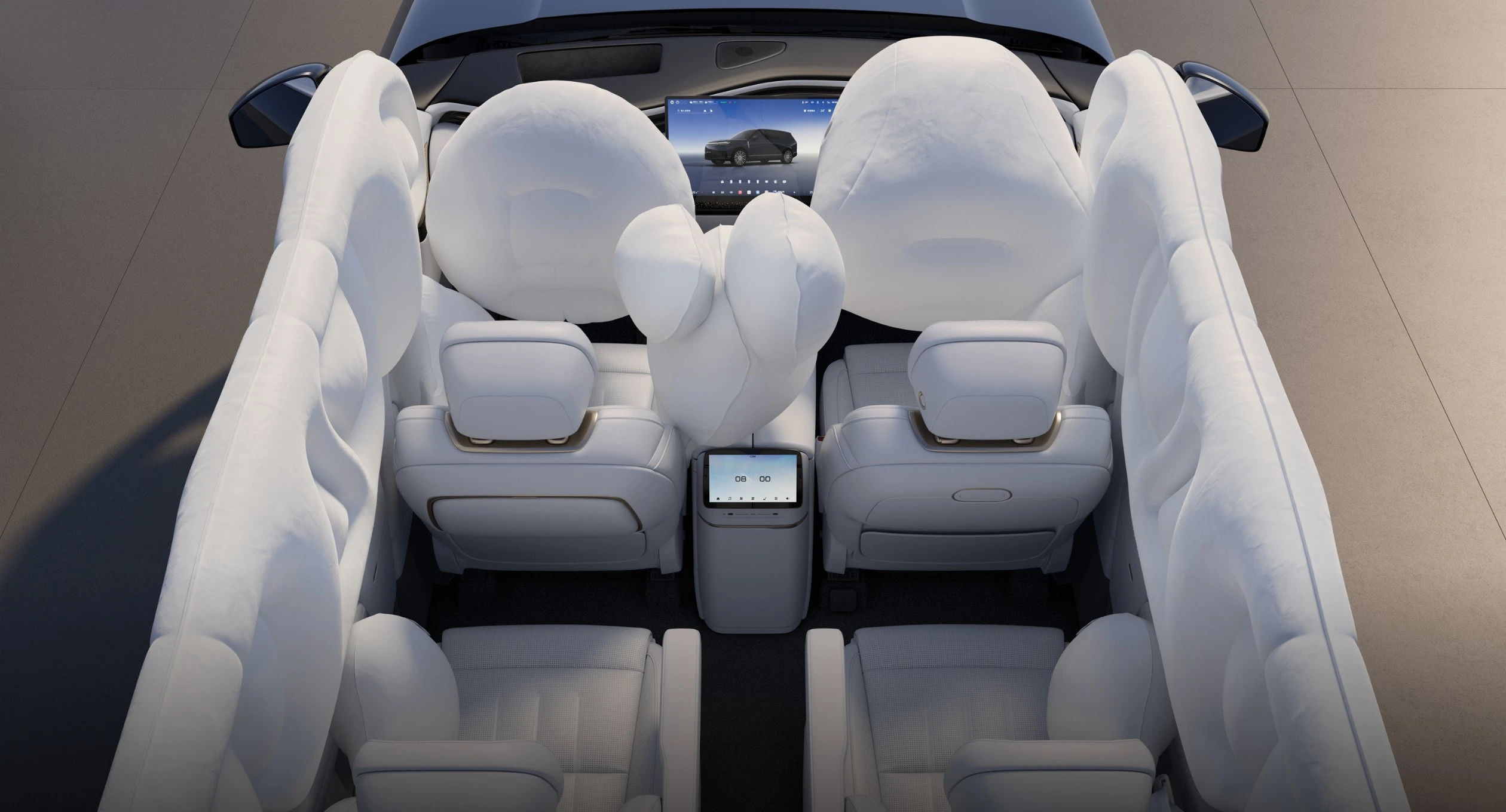 XPENG GX 110 kWh AWD safety view