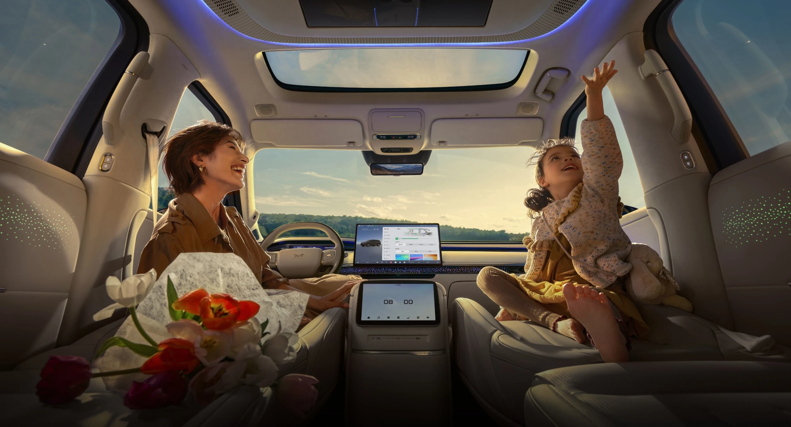 XPENG GX 110 kWh AWD lifestyle view