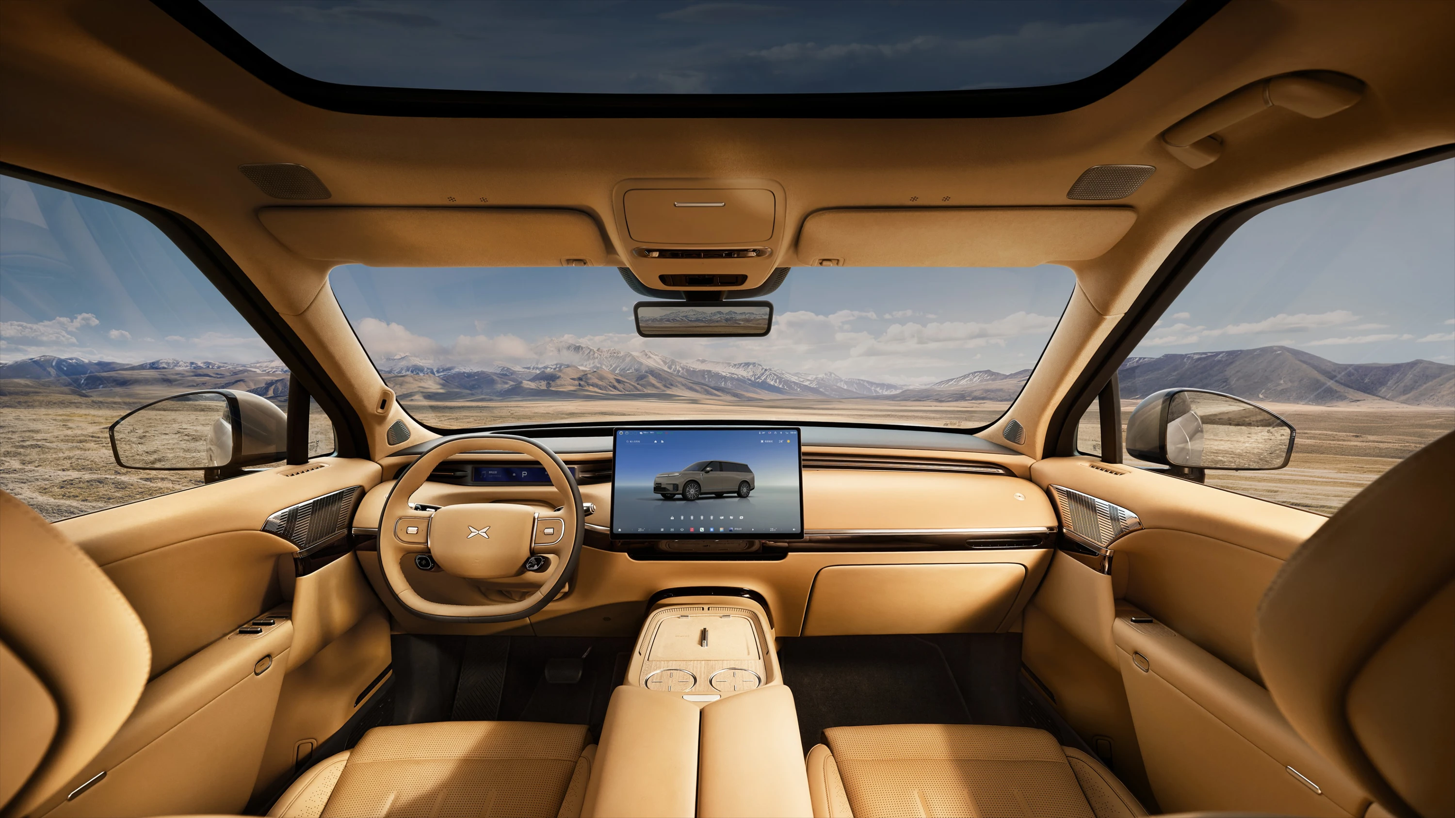 XPENG GX 110 kWh AWD interior view