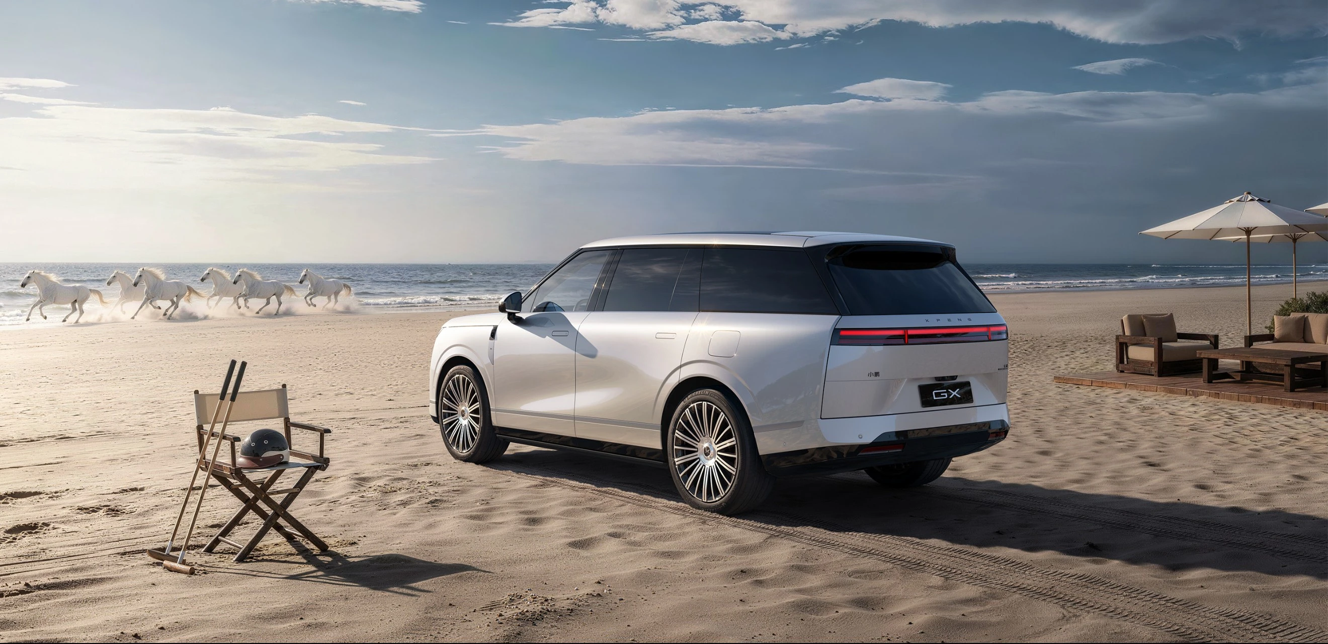 XPENG GX 110 kWh AWD exterior view