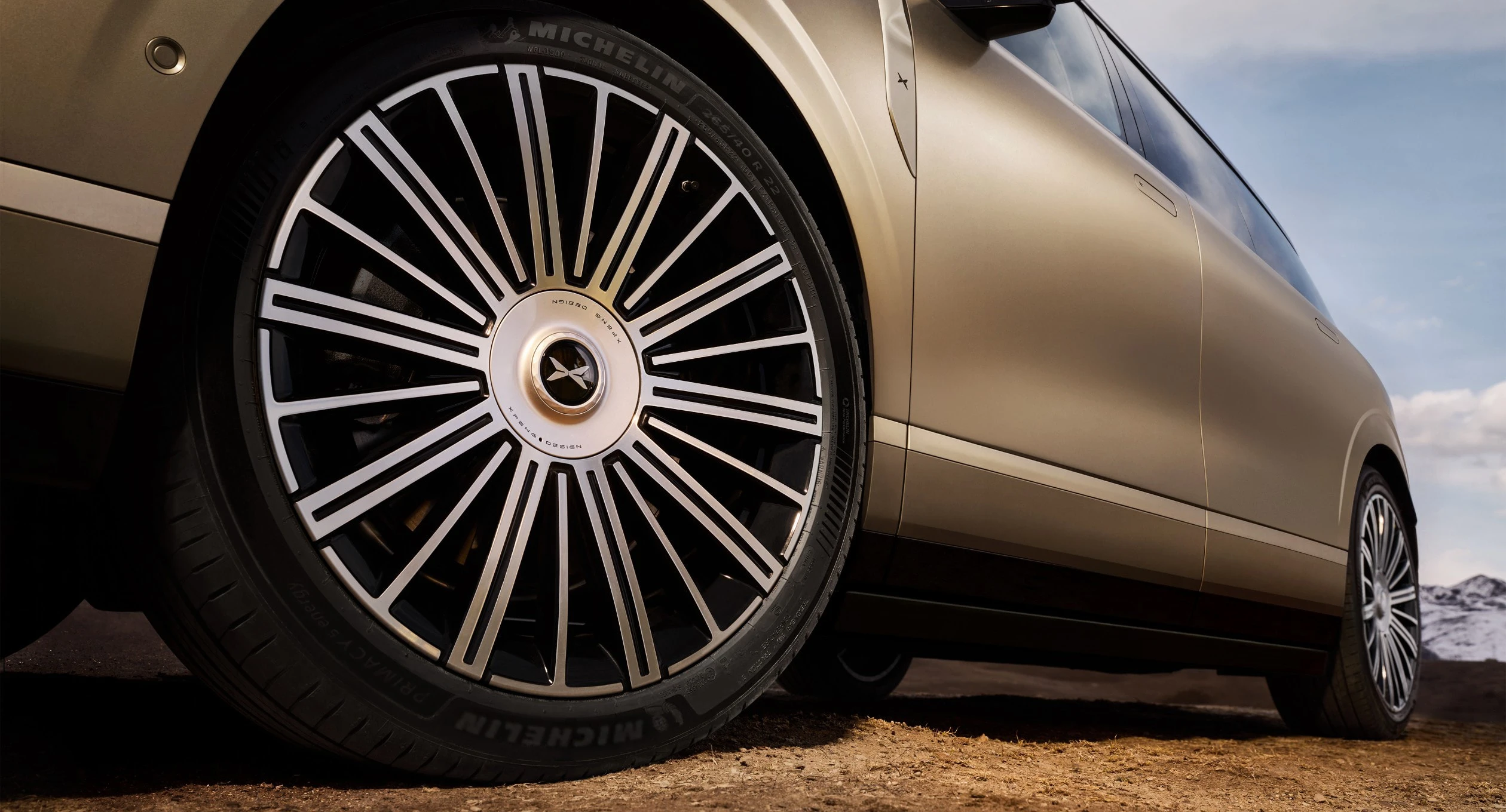 XPENG GX 110 kWh AWD wheels view