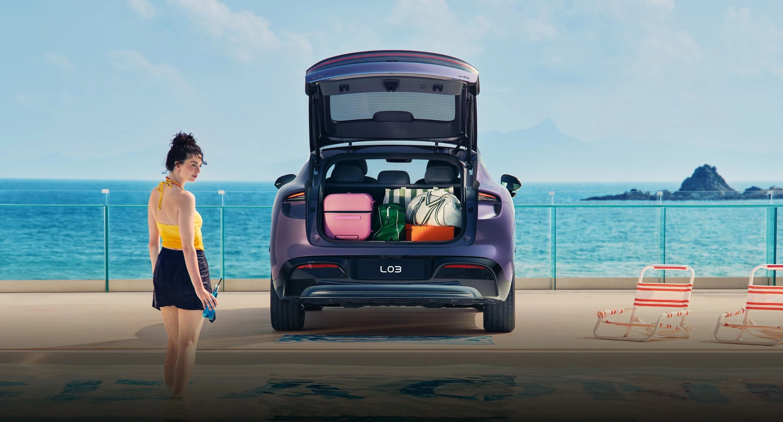 XPENG L03 71.2 kWh AWD Performance trunk view