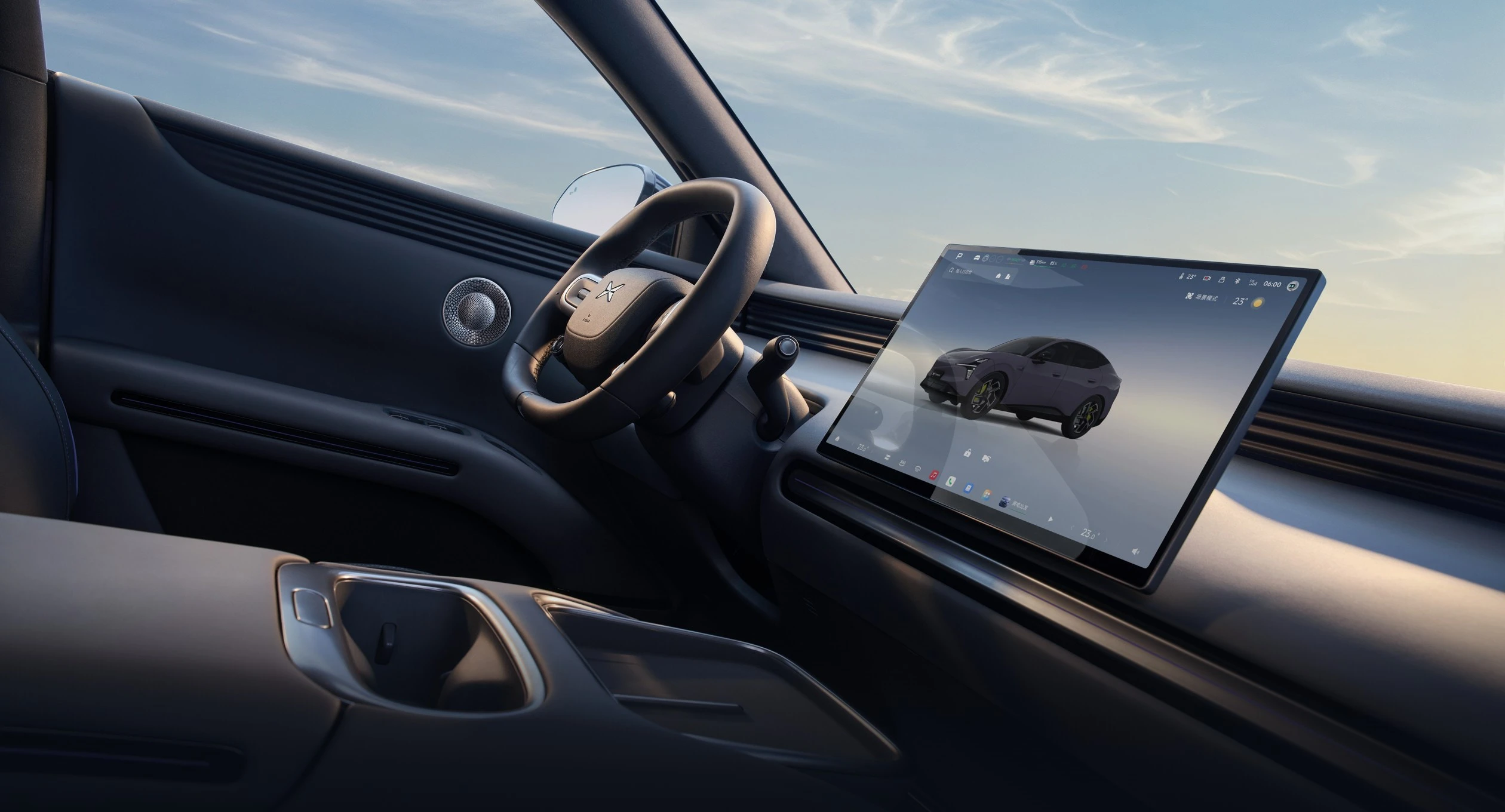 XPENG L03 71.2 kWh AWD Performance interior view