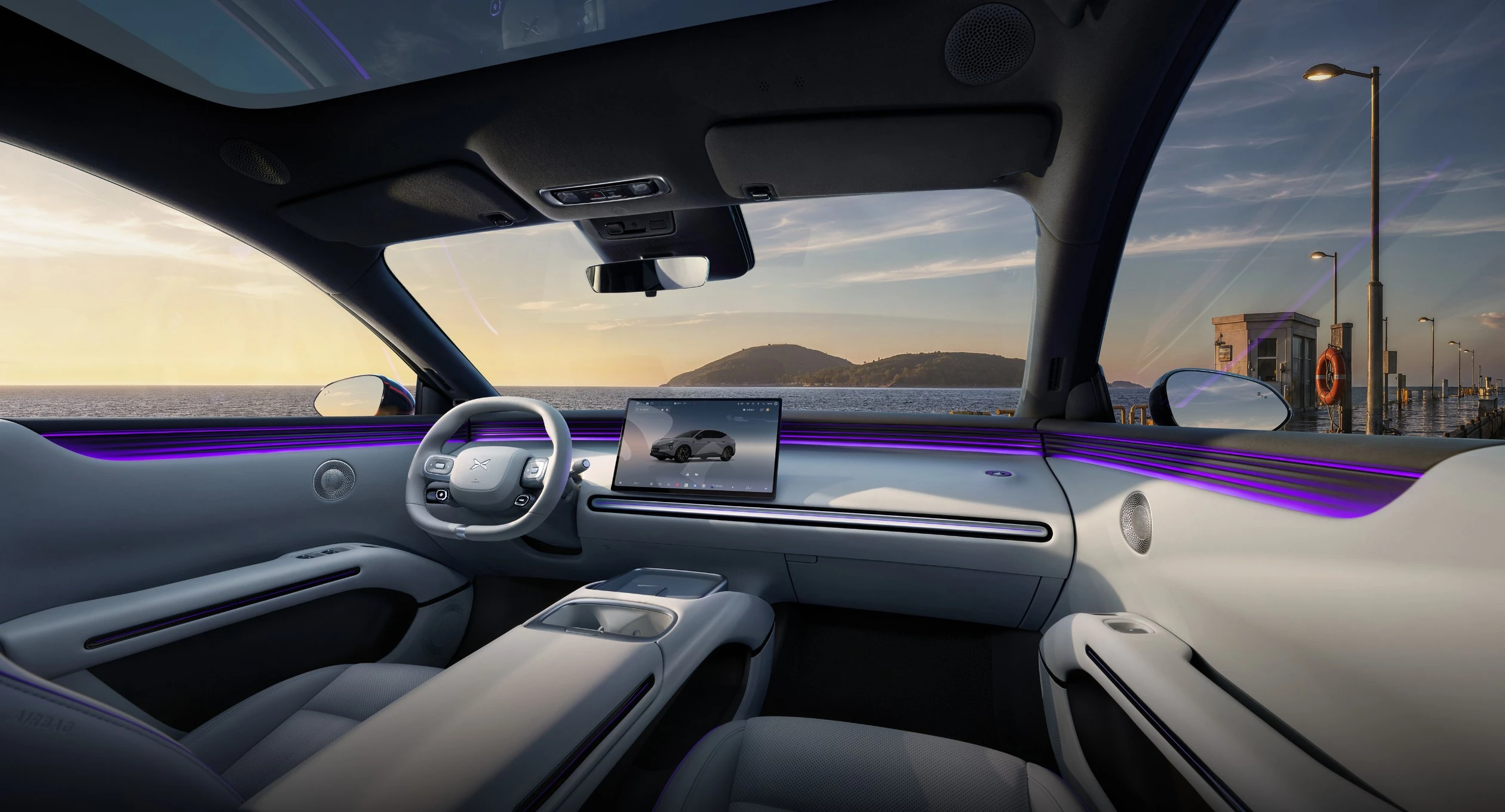 XPENG L03 71.2 kWh RWD interior view