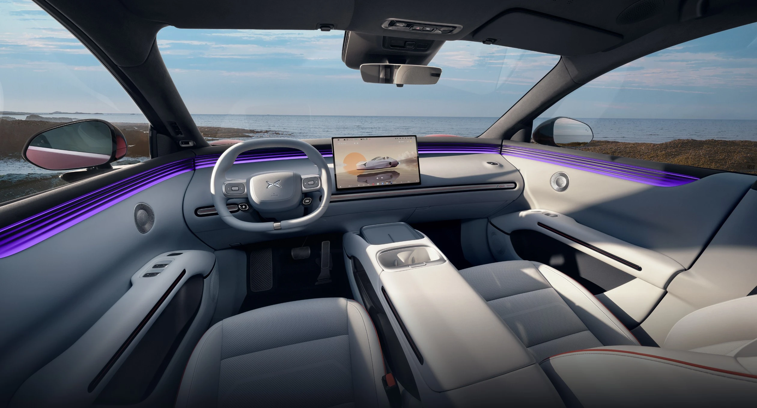 XPENG L03 71.2 kWh RWD interior view